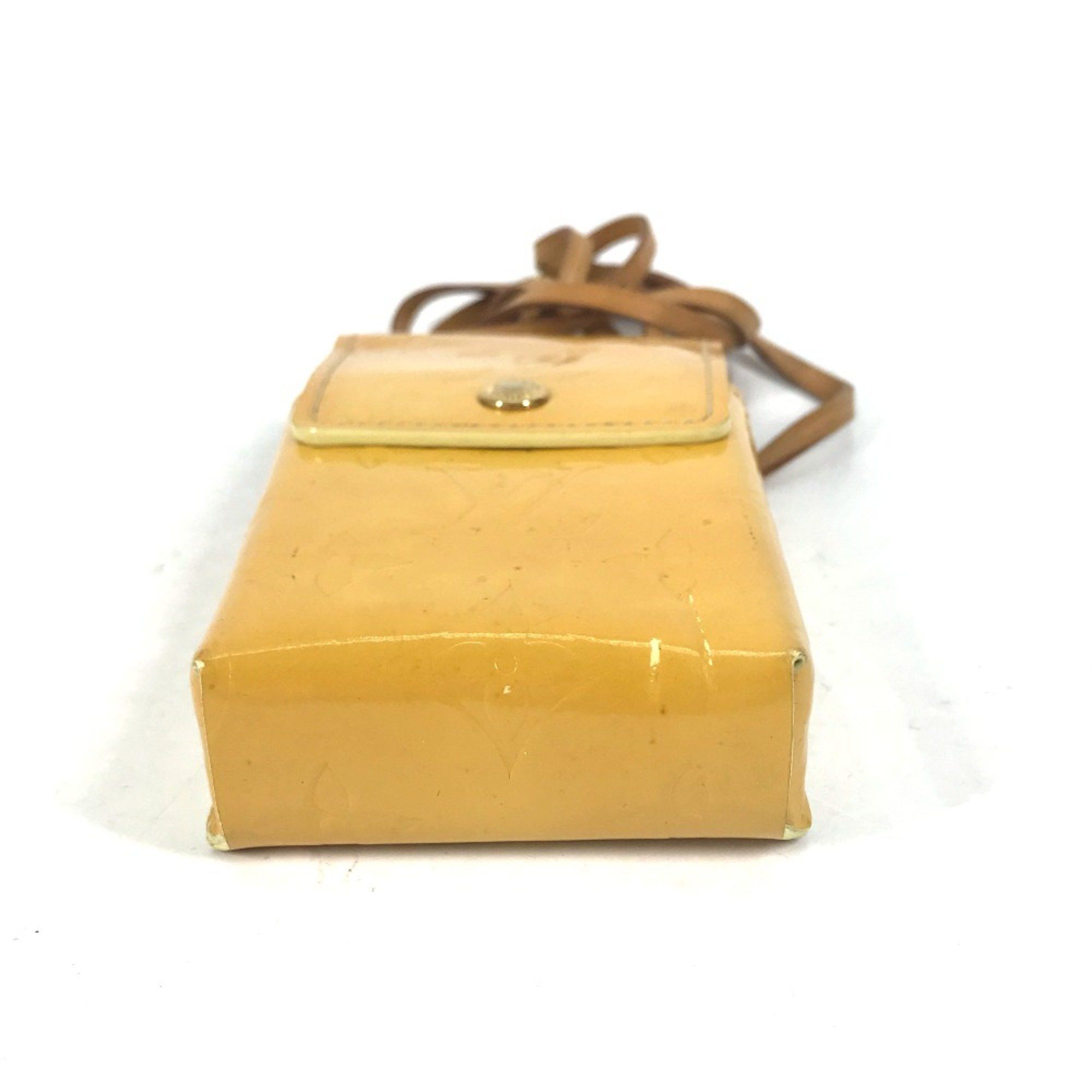 Louis Vuitton Louis Vuitton M91048 MonogramVernis Cigarette case pouch with strap Cigarette case Beige Size ONE SIZE - 3 Thumbnail