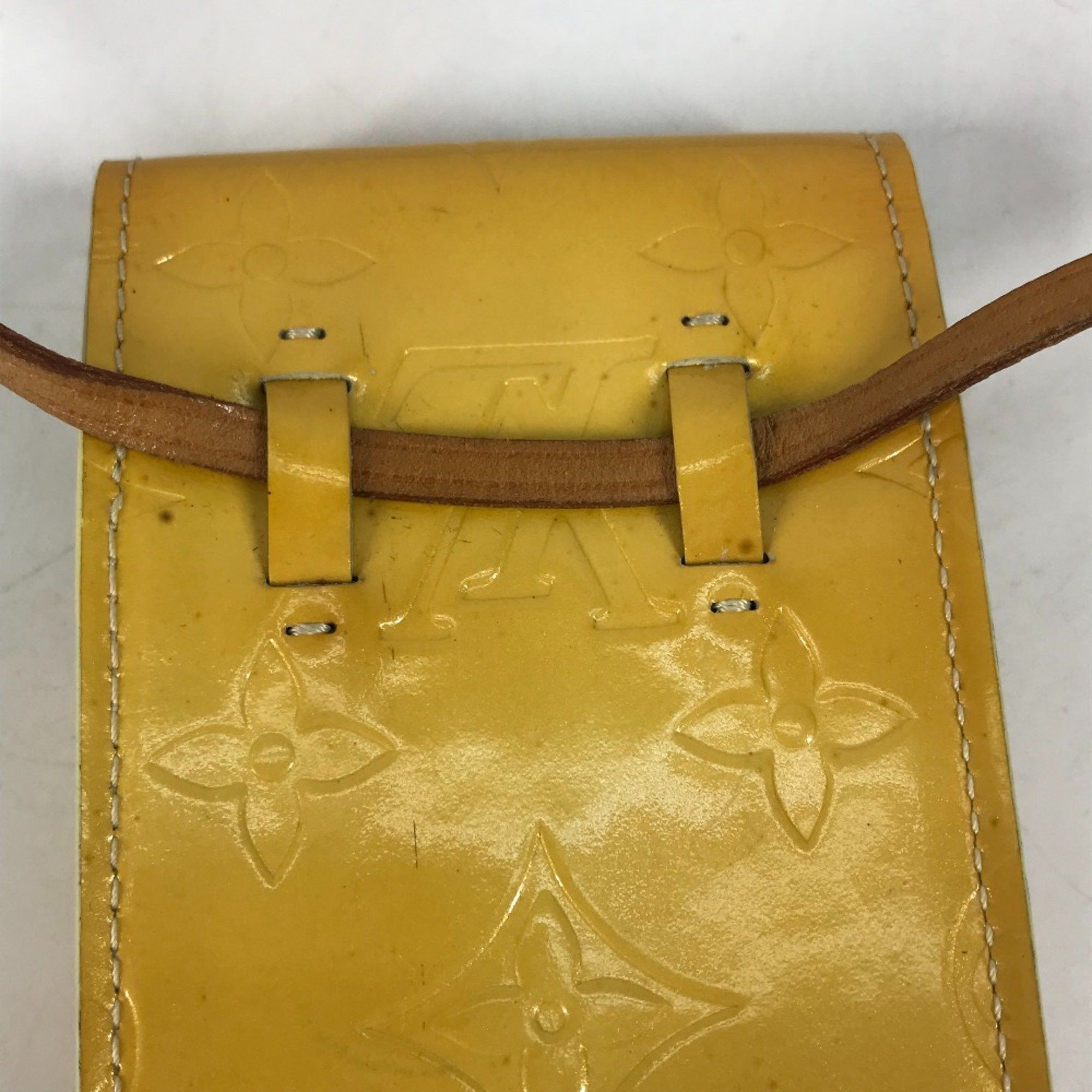 Louis Vuitton Louis Vuitton M91048 MonogramVernis Cigarette case pouch with strap Cigarette case Beige Size ONE SIZE - 15 Thumbnail