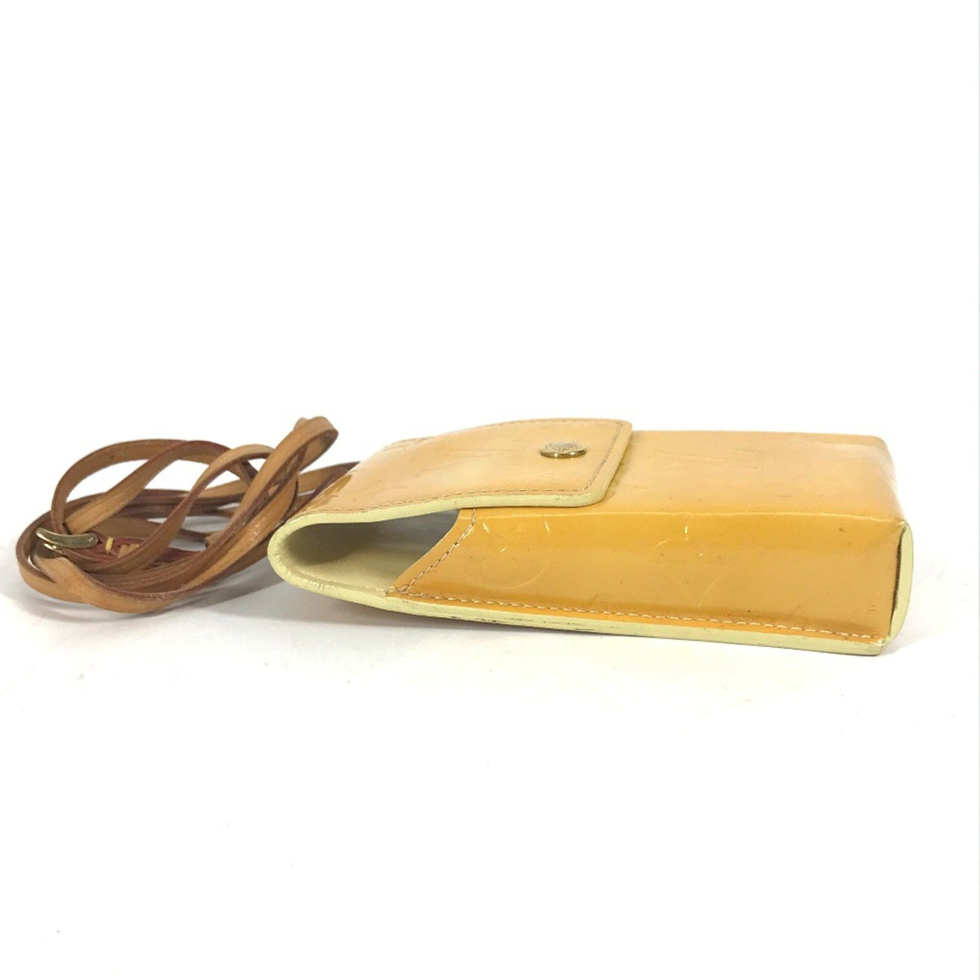 Louis Vuitton Louis Vuitton M91048 MonogramVernis Cigarette case pouch with strap Cigarette case Beige Size ONE SIZE - 4 Thumbnail