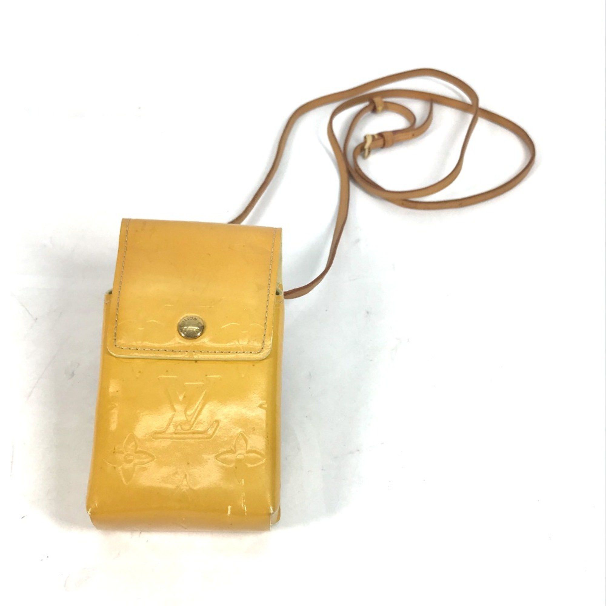 Louis Vuitton Louis Vuitton M91048 MonogramVernis Cigarette case pouch with strap Cigarette case Beige Size ONE SIZE - 5 Thumbnail