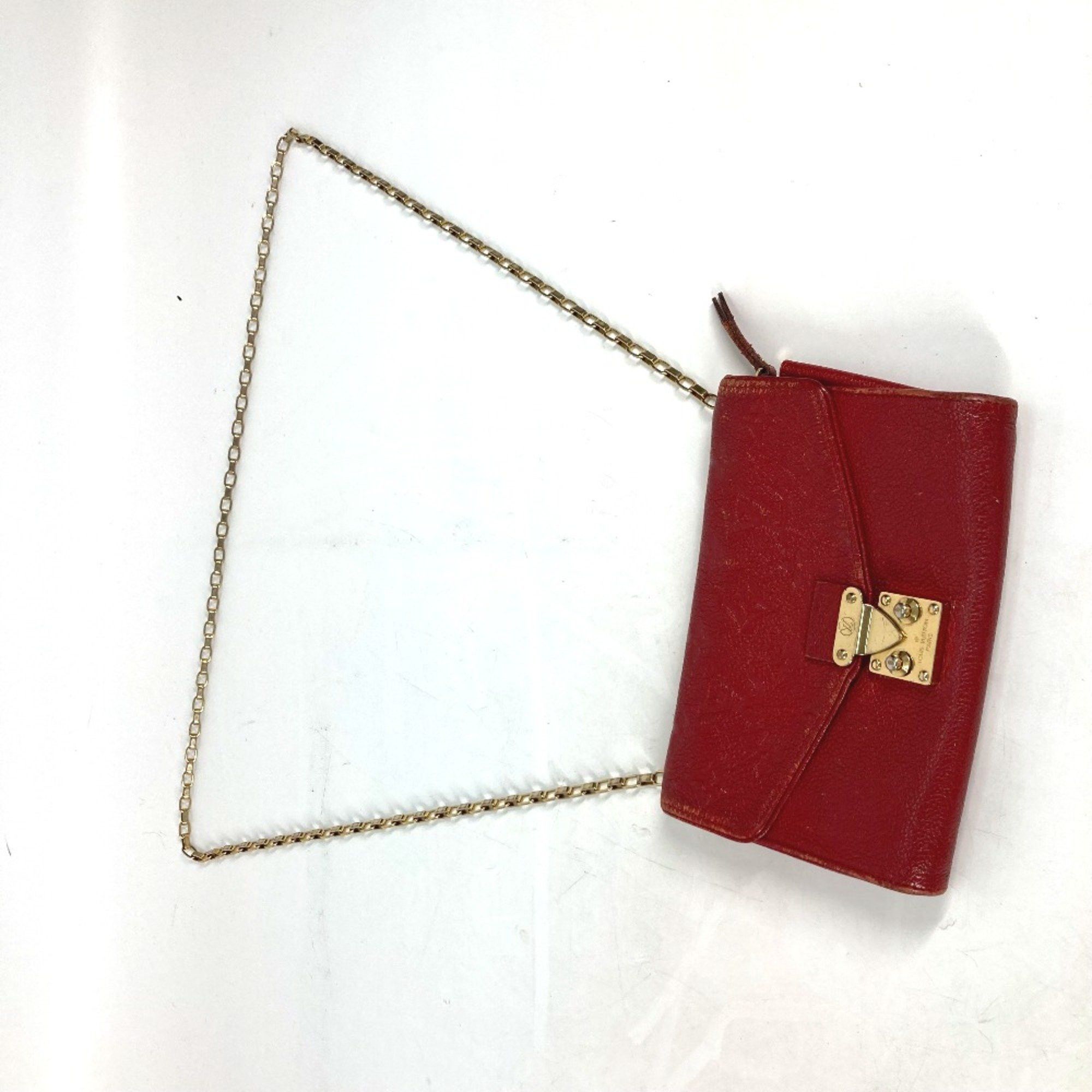 Louis Vuitton Louis Vuitton M60640 MonogramEmpreinte Chain Wallet Long Wallet Long Wallet Red Size ONE SIZE - 9 Thumbnail