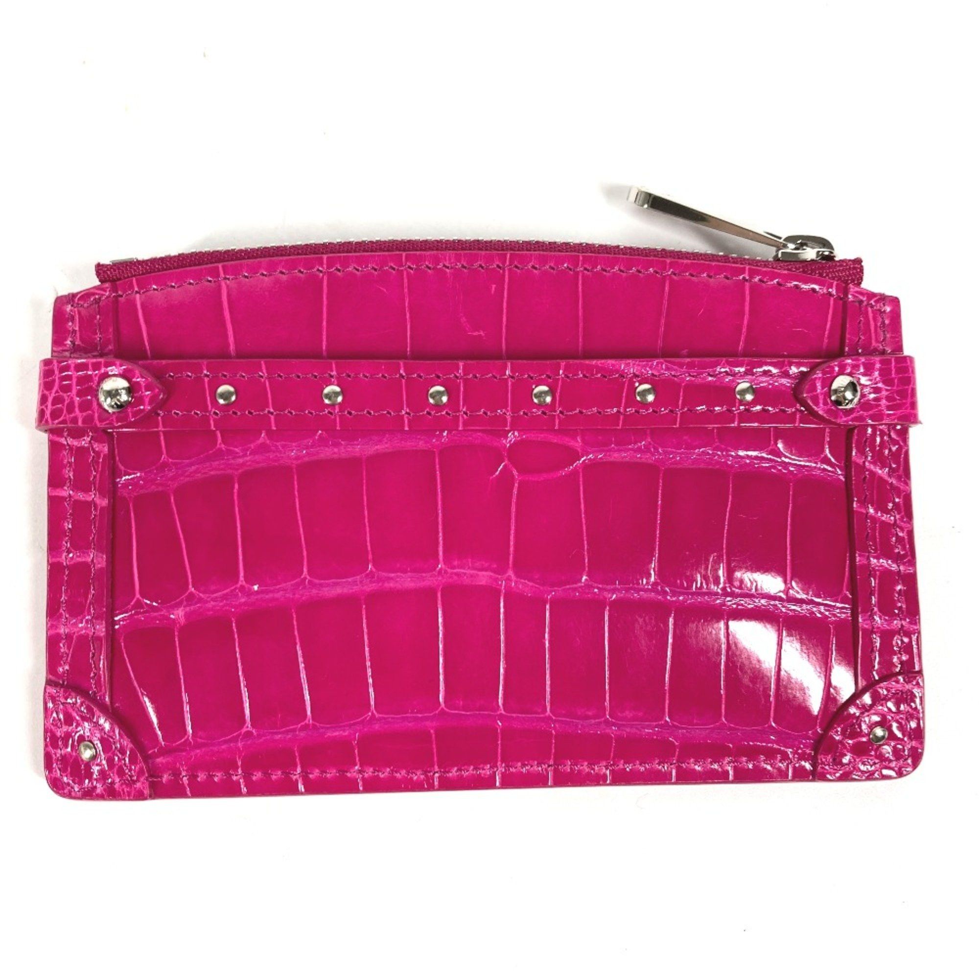 Louis Vuitton Louis Vuitton Studs Wallet Coin Compartment with key ring coin purse pink Size ONE SIZE - 7 Thumbnail