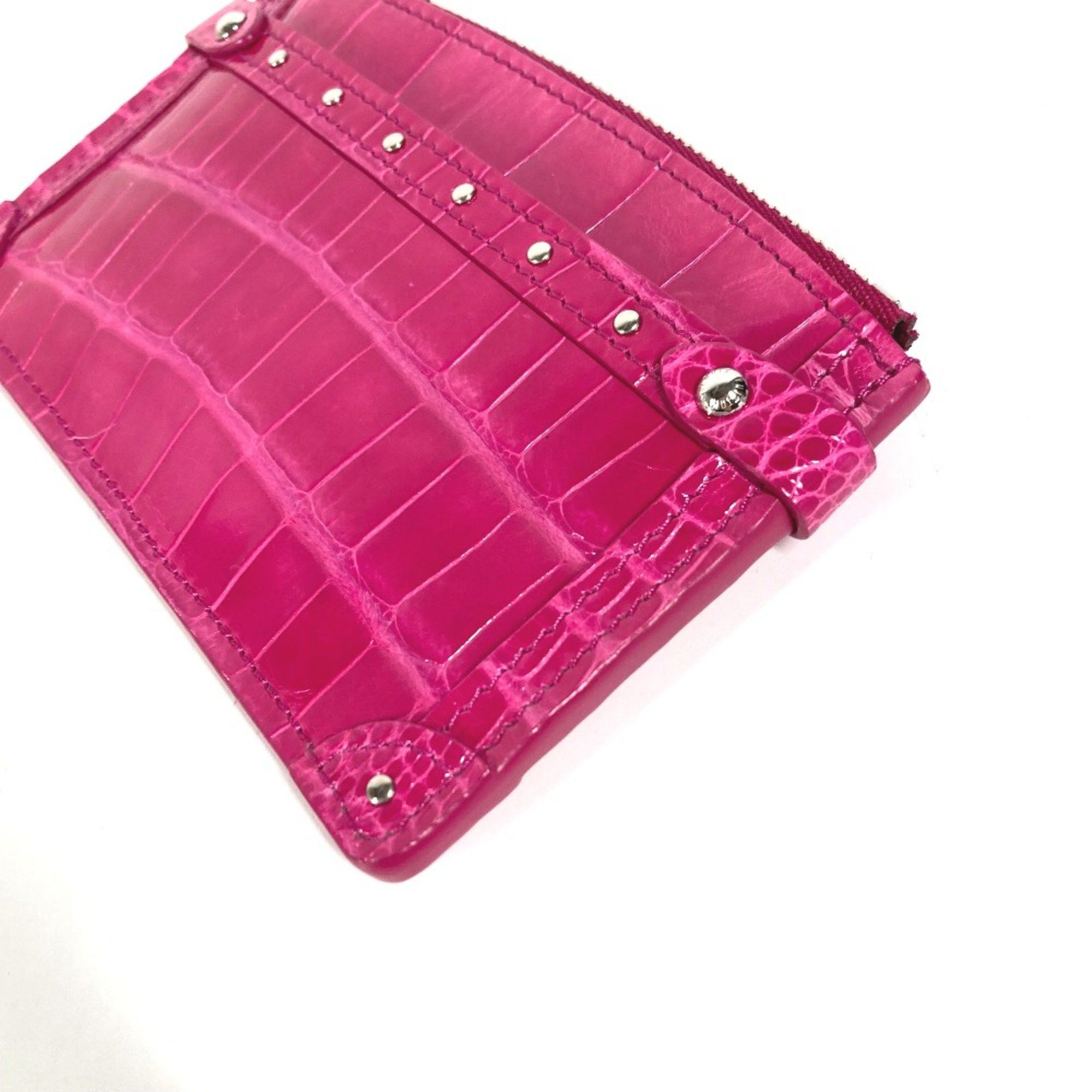 Louis Vuitton Louis Vuitton Studs Wallet Coin Compartment with key ring coin purse pink Size ONE SIZE - 3 Thumbnail