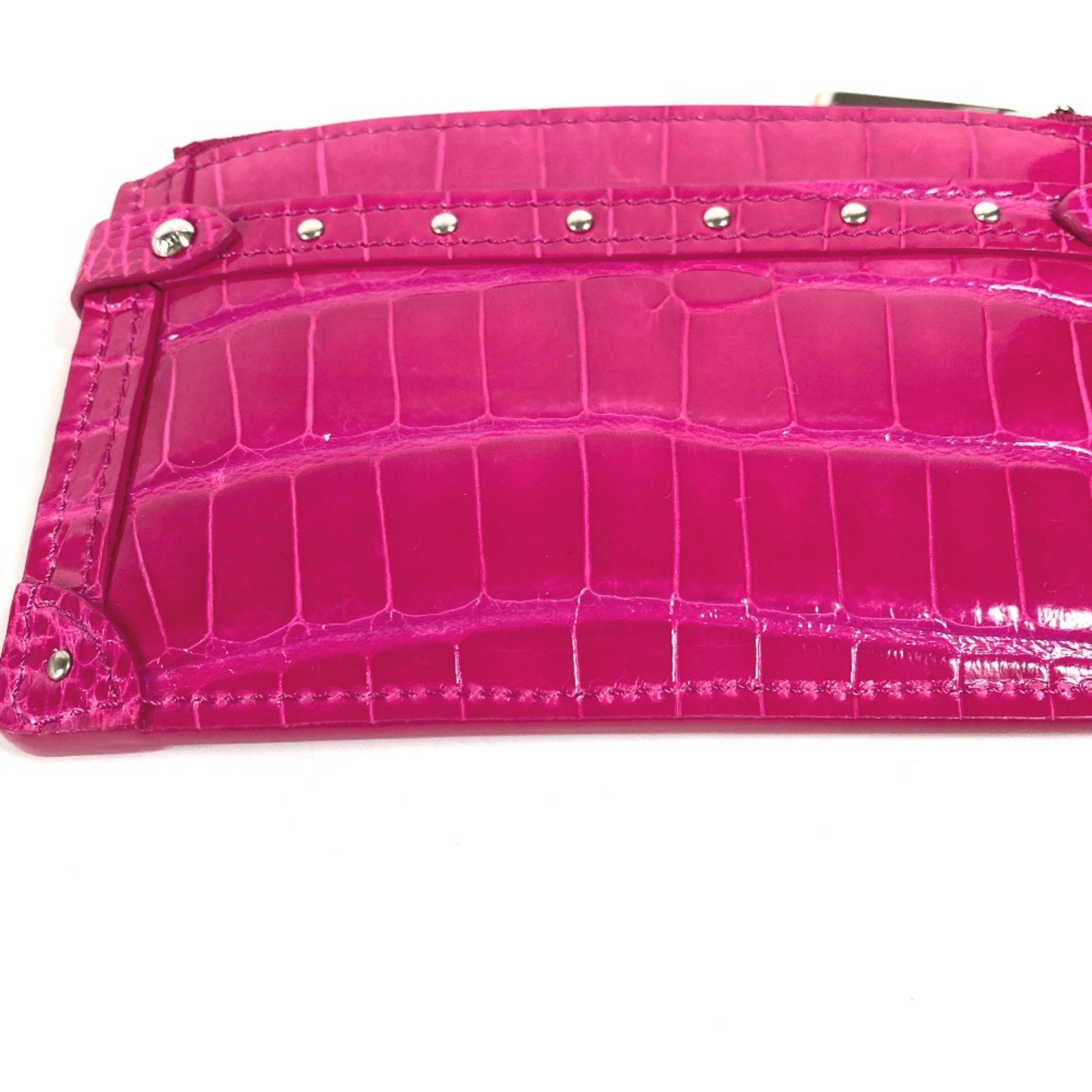 Louis Vuitton Louis Vuitton Studs Wallet Coin Compartment with key ring coin purse pink Size ONE SIZE - 8 Thumbnail