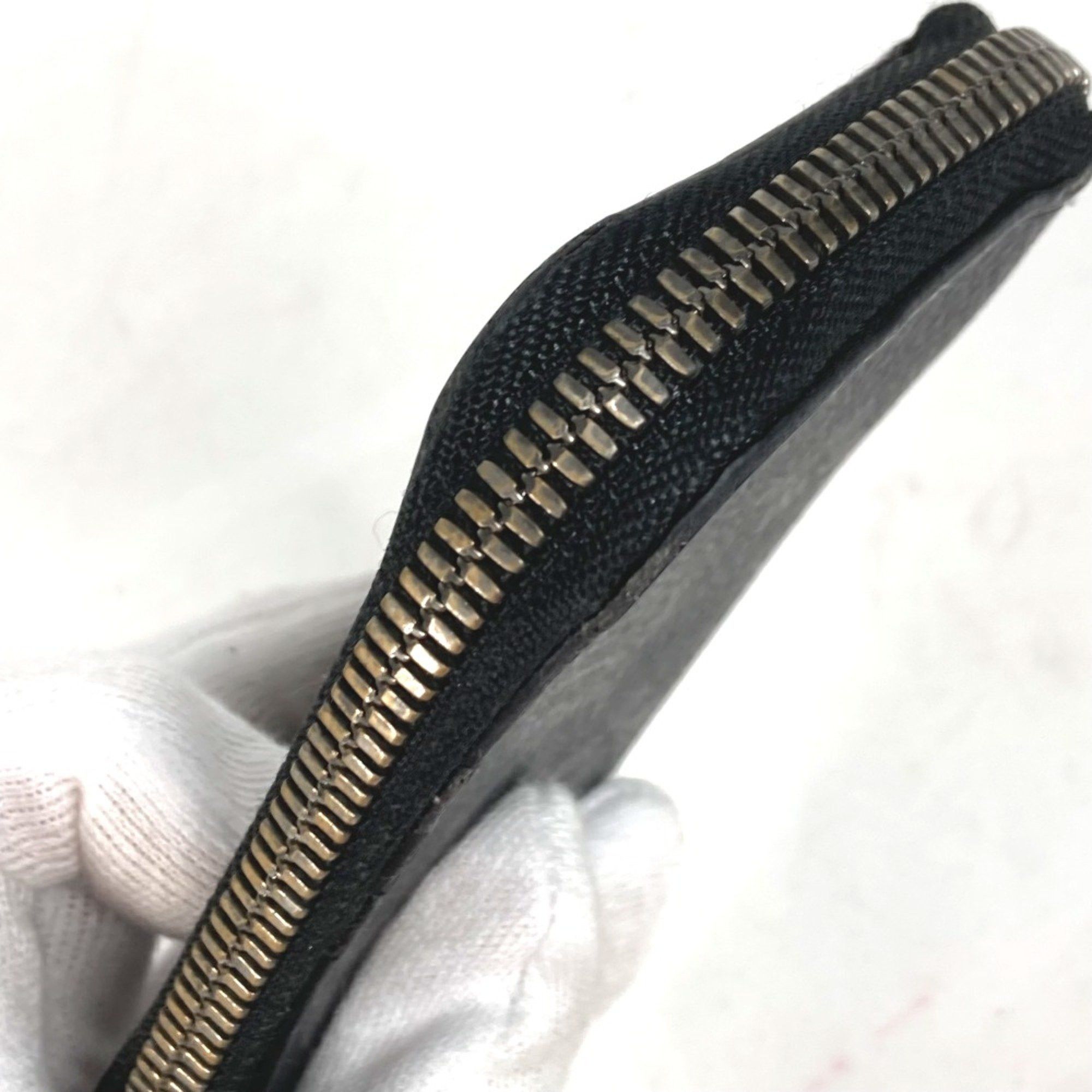 Louis Vuitton Louis Vuitton M63536 MonogramEclipse Wallet Coin Compartment L-shaped zipper coin purse Black Size ONE SIZE - 7 Thumbnail