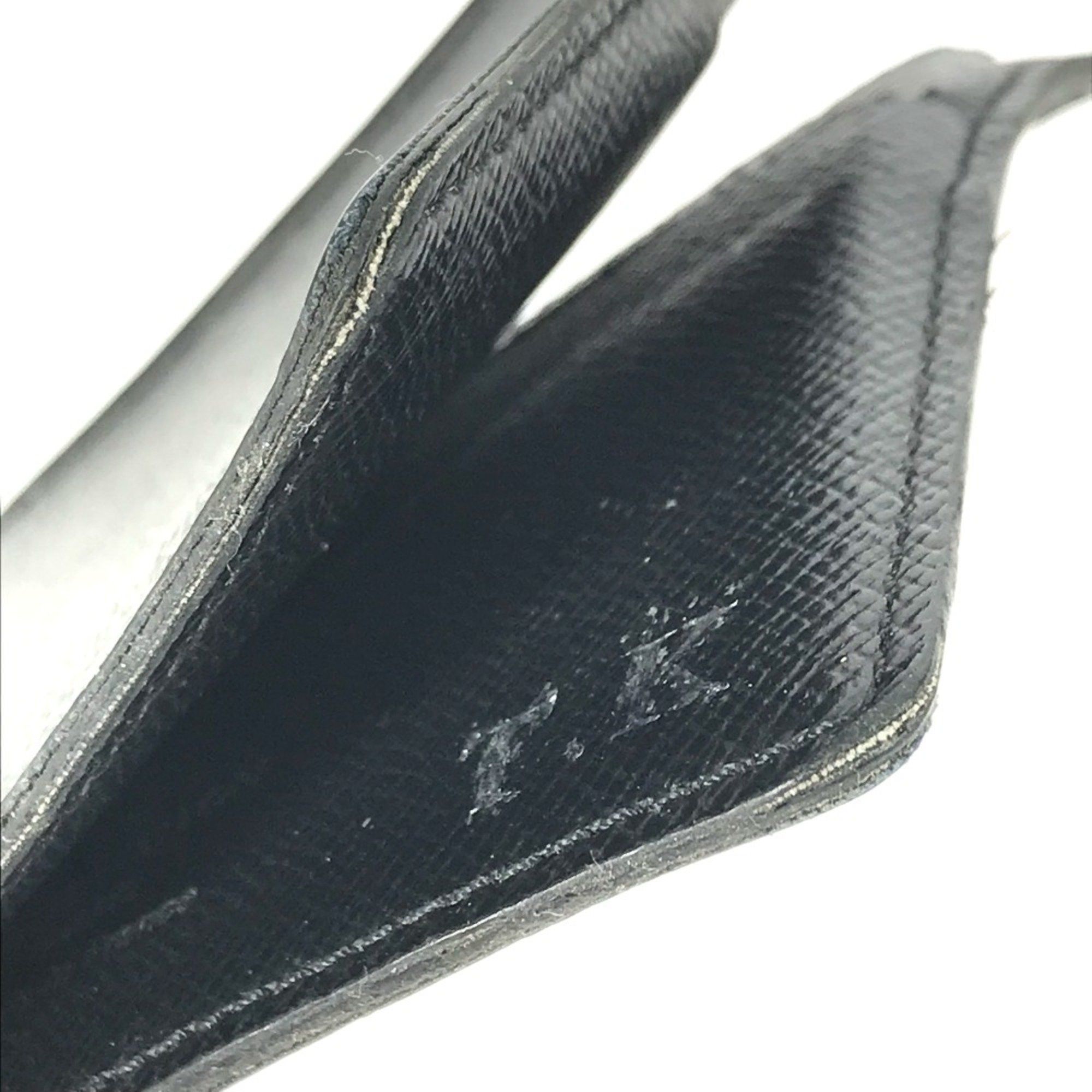 Louis Vuitton Louis Vuitton M62480 MonogramEclipse Compact Wallet with Money Clip Folded wallet Black Size ONE SIZE - 10 Thumbnail