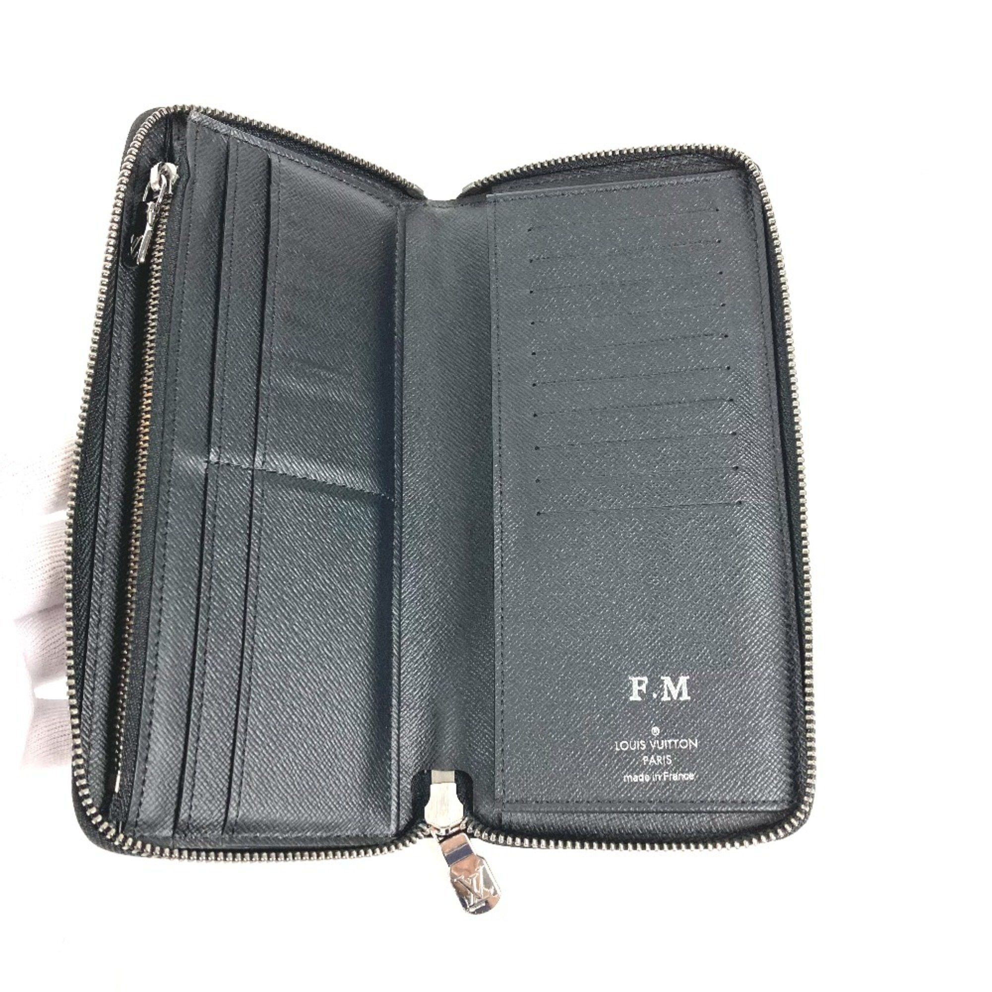Louis Vuitton Louis Vuitton M62295 MonogramEclipse Zip Around Long Wallet Black Size ONE SIZE - 15 Thumbnail