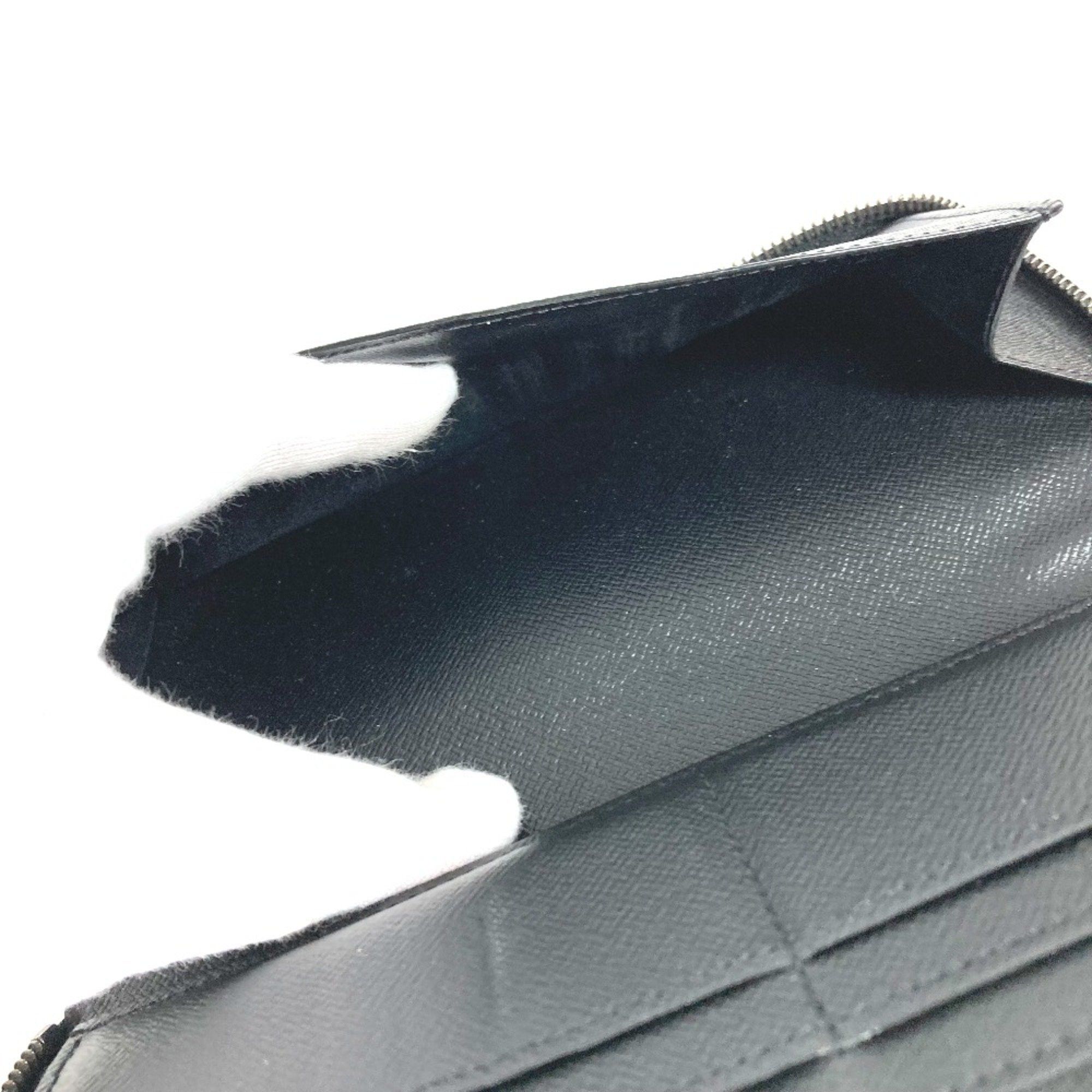 Louis Vuitton Louis Vuitton M62295 MonogramEclipse Zip Around Long Wallet Black Size ONE SIZE - 12 Thumbnail