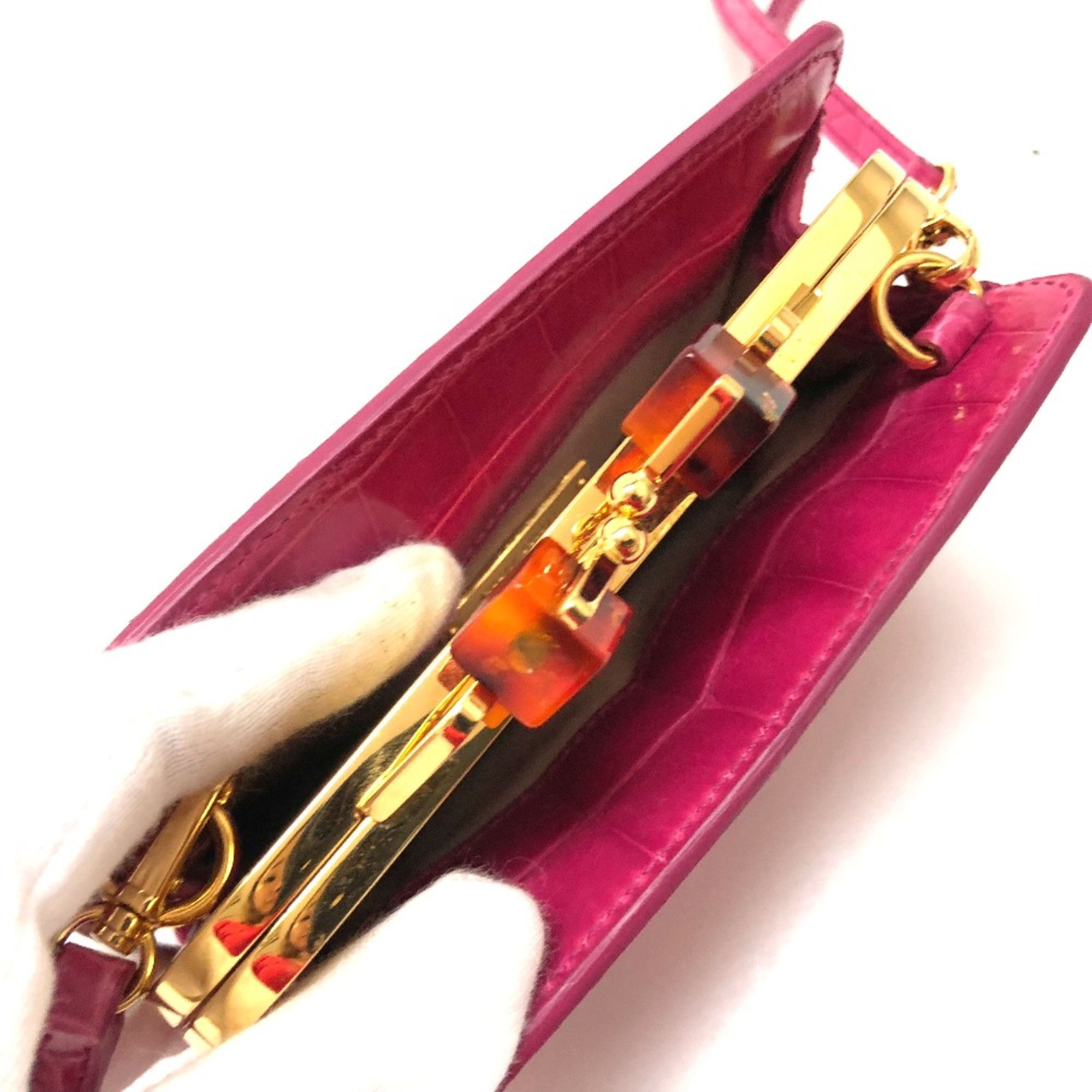 Miu Miu Miu Miu Bag Pochette Shoulder Bag pink Size ONE SIZE - 7 Thumbnail