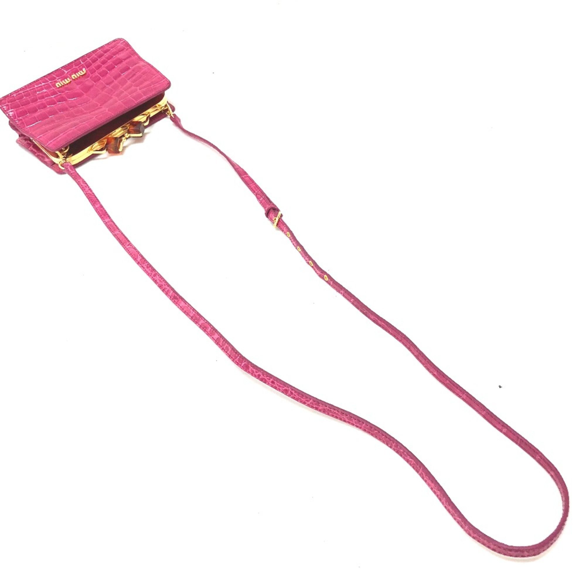 Miu Miu Miu Miu Bag Pochette Shoulder Bag pink Size ONE SIZE - 5 Thumbnail