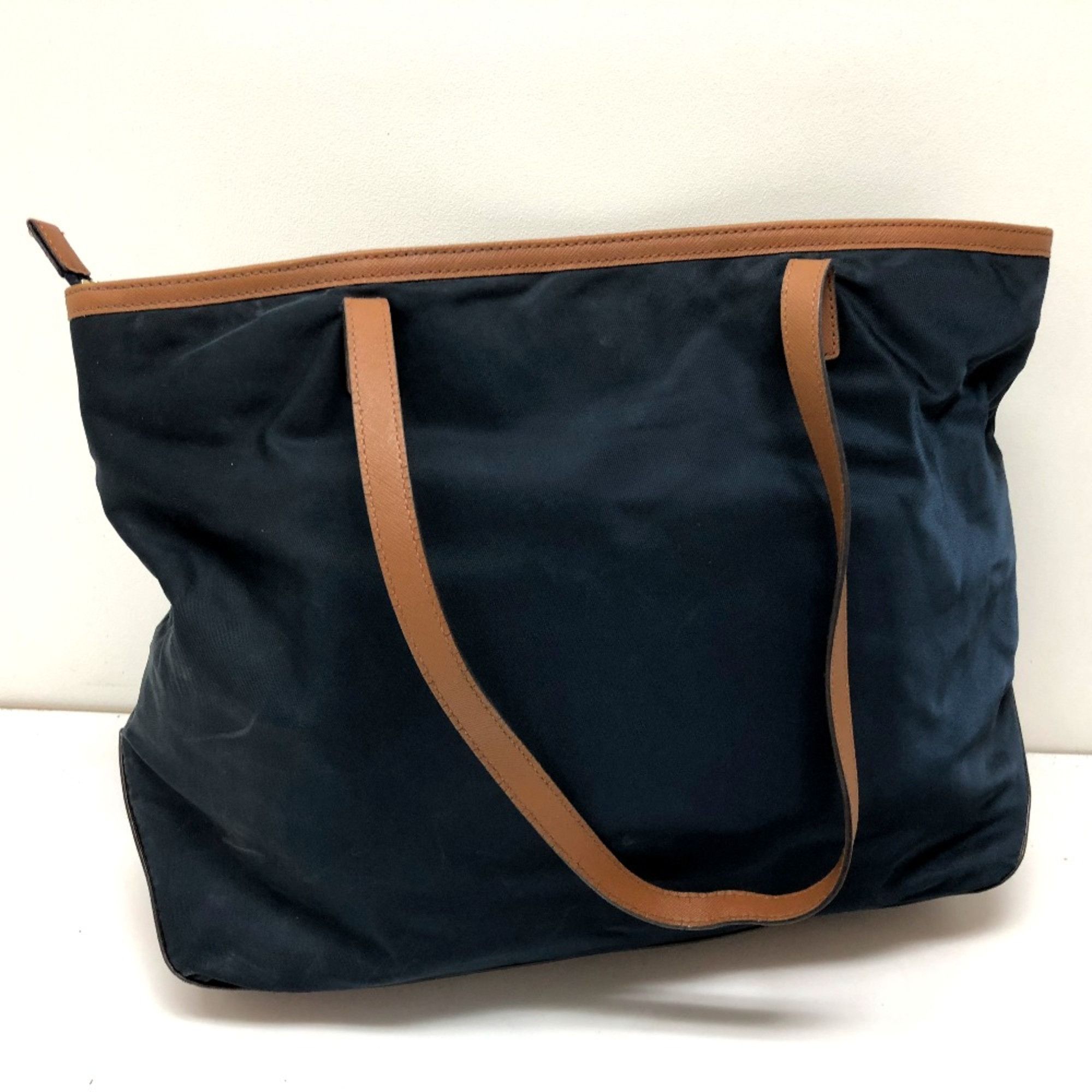 Michael Kors Michael Kors Bag Tote Bag Shoulder Bag Navy Brown Size ONE SIZE - 3 Thumbnail