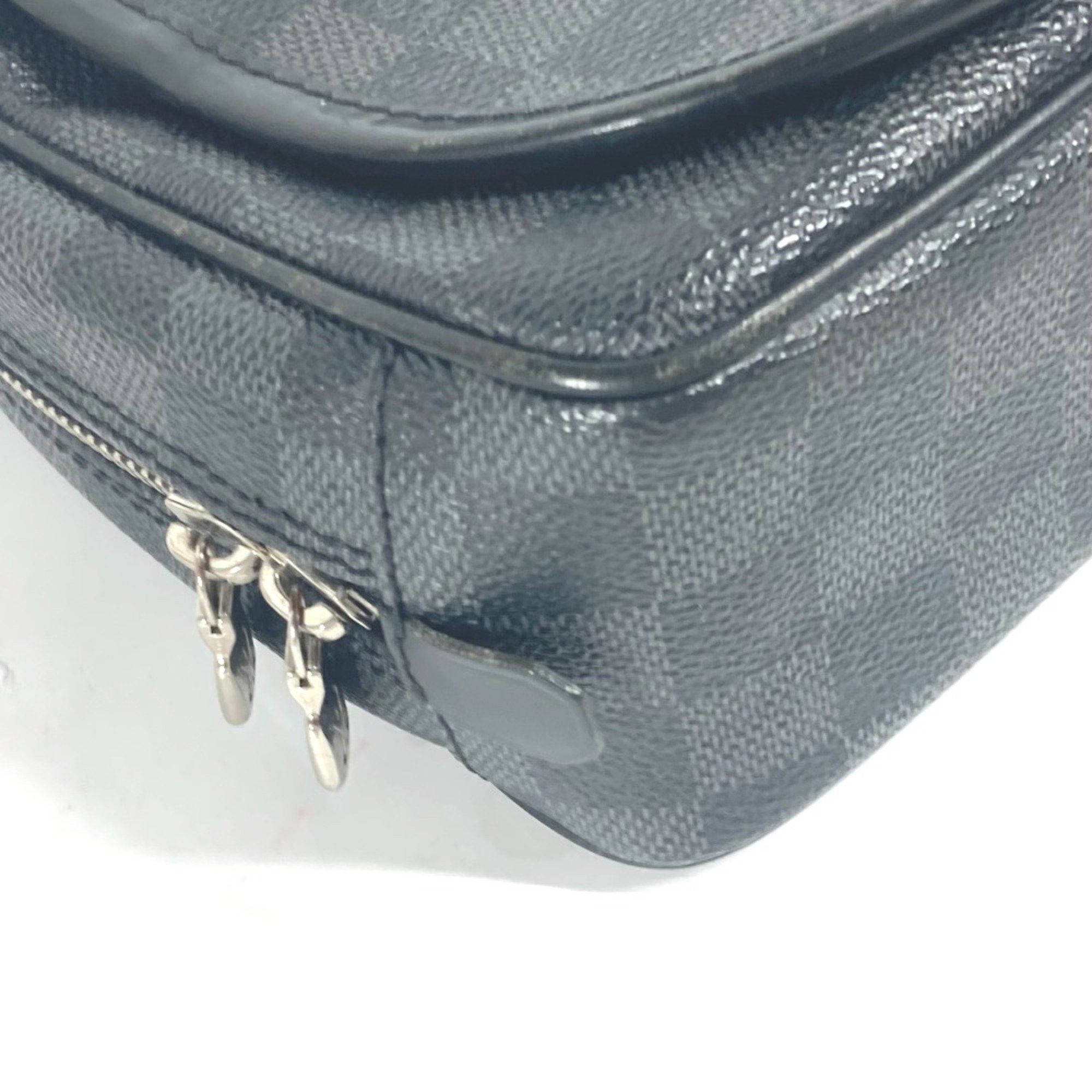 Louis Vuitton Louis Vuitton N41419 Damier Graphite Flap multi-purpose pouch Pouch Black Size ONE SIZE - 8 Thumbnail