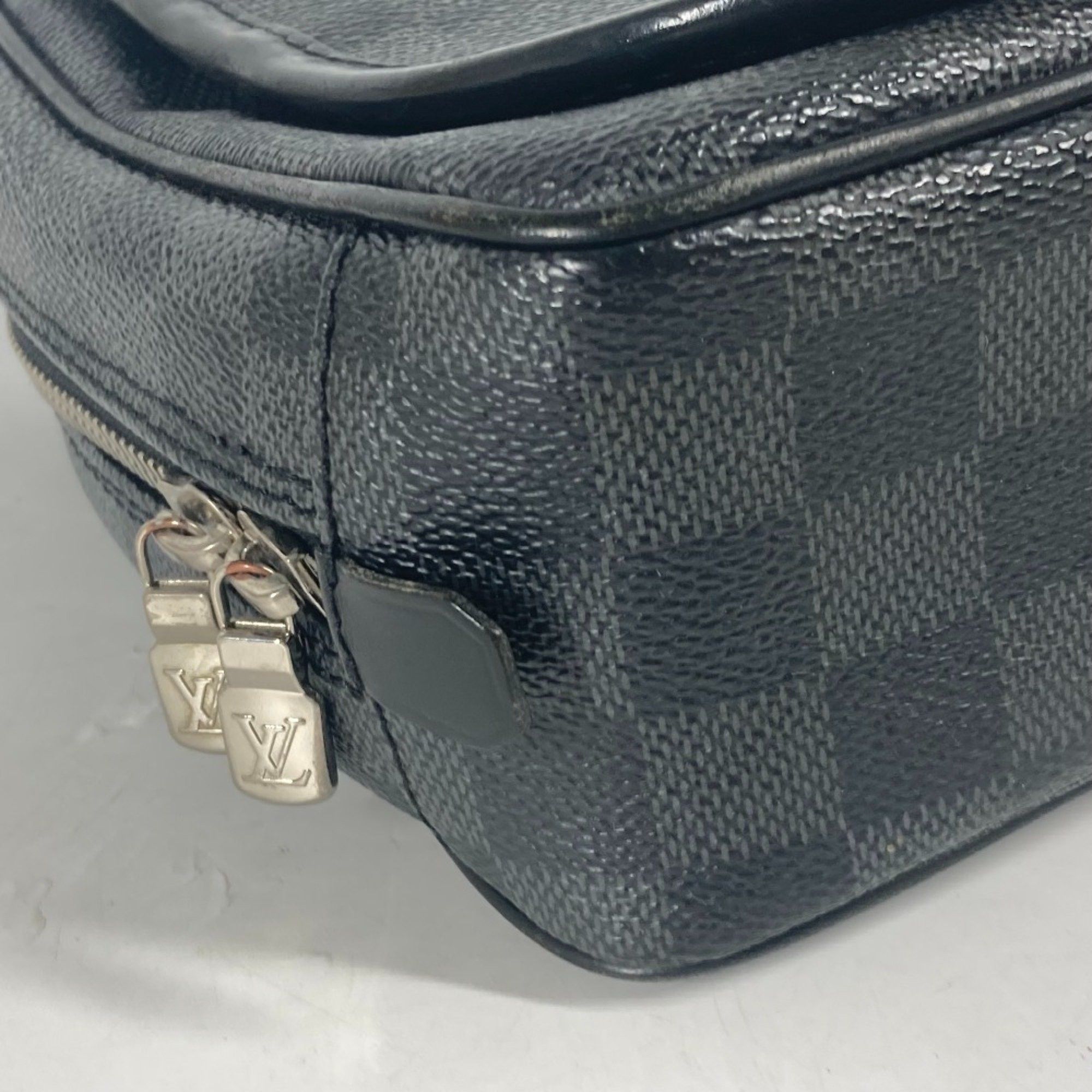 Louis Vuitton Louis Vuitton N41419 Damier Graphite Flap multi-purpose pouch Pouch Black Size ONE SIZE - 6 Thumbnail