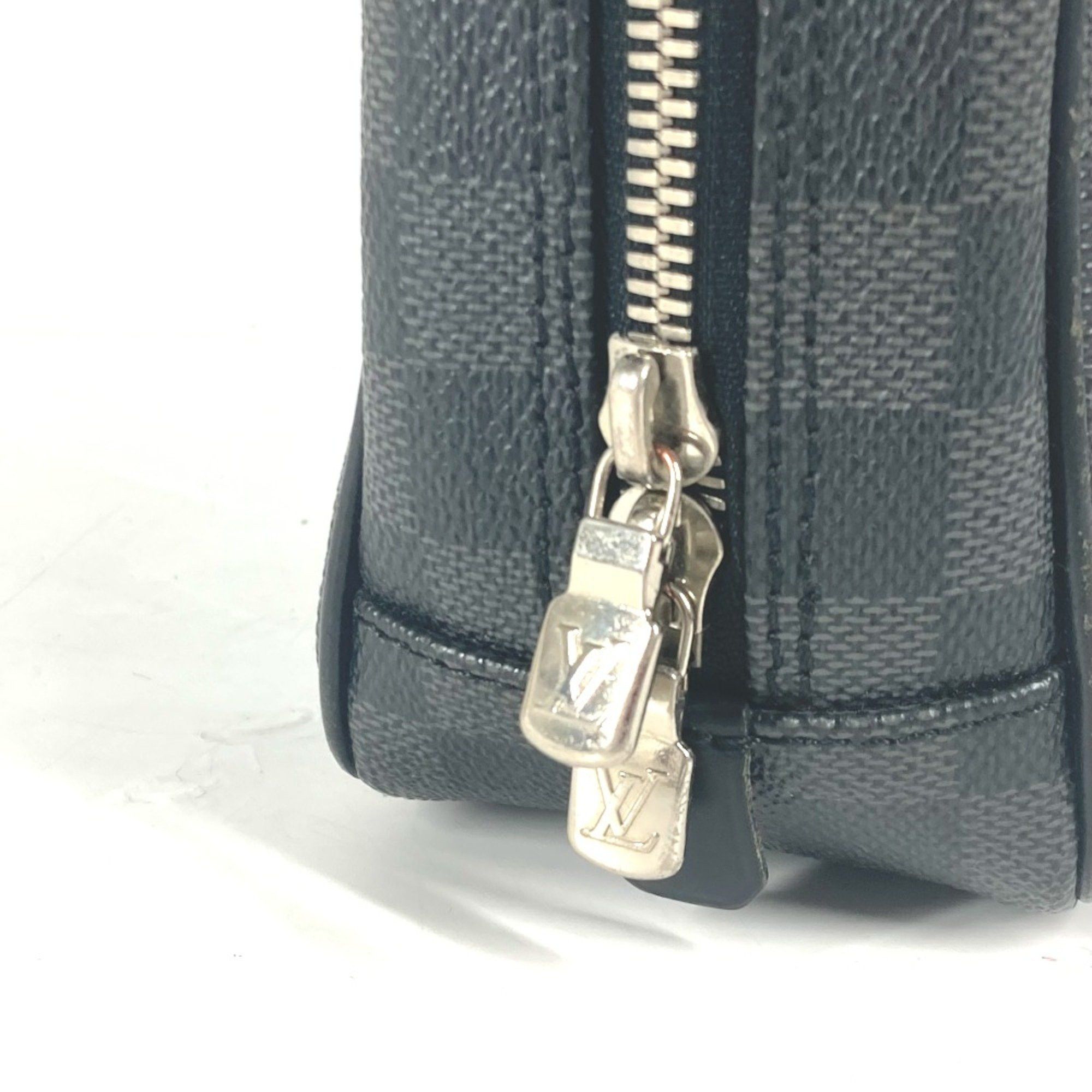 Louis Vuitton Louis Vuitton N41419 Damier Graphite Flap multi-purpose pouch Pouch Black Size ONE SIZE - 4 Thumbnail