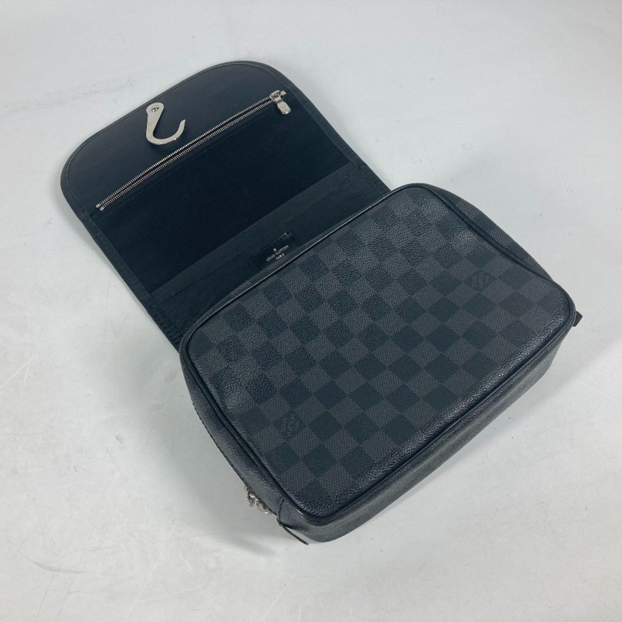 Louis Vuitton Louis Vuitton N41419 Damier Graphite Flap multi-purpose pouch Pouch Black Size ONE SIZE - 10 Thumbnail