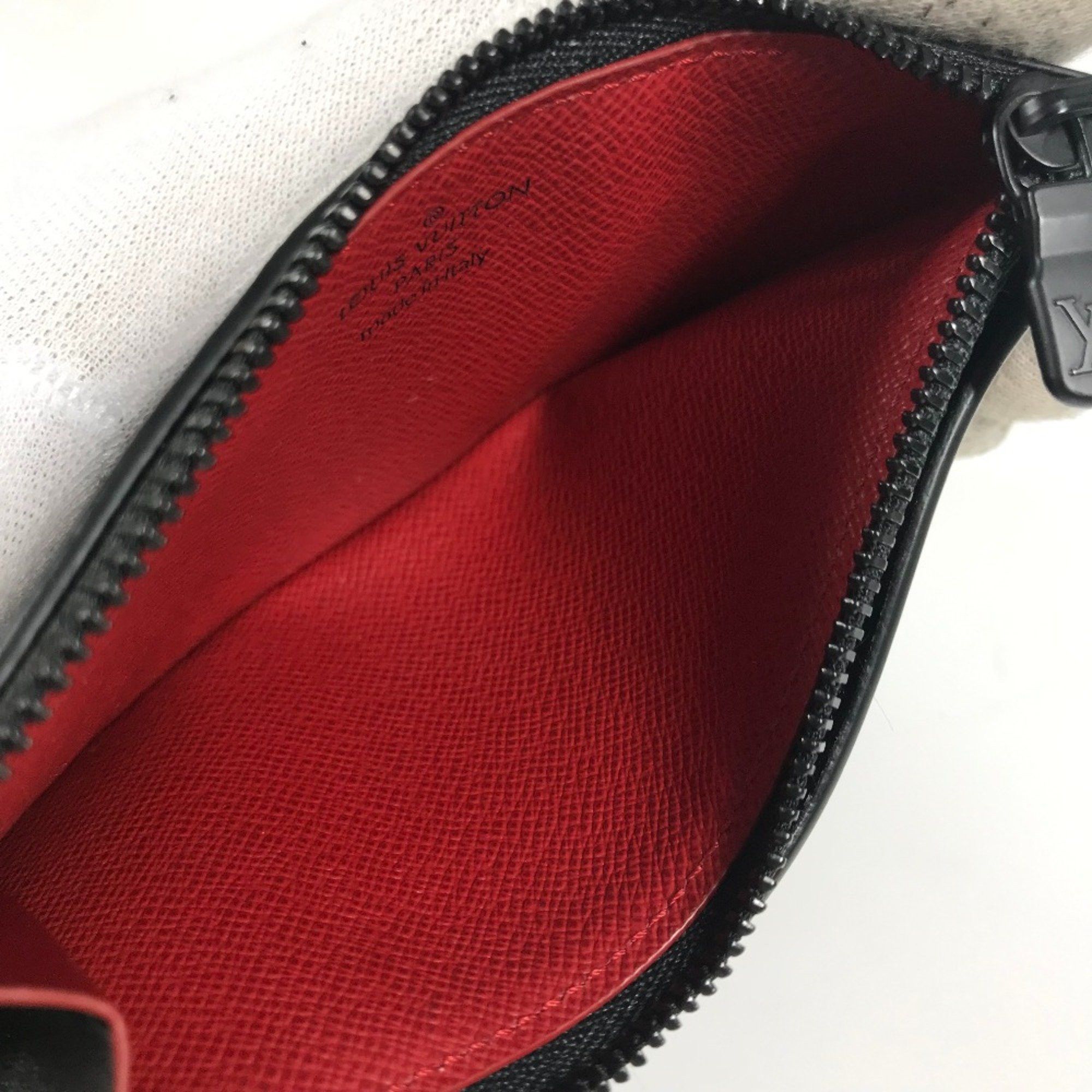 Louis Vuitton Louis Vuitton N60354 Damier Graphite Coin Compartment Wallet coin purse Black Size ONE SIZE - 9 Thumbnail