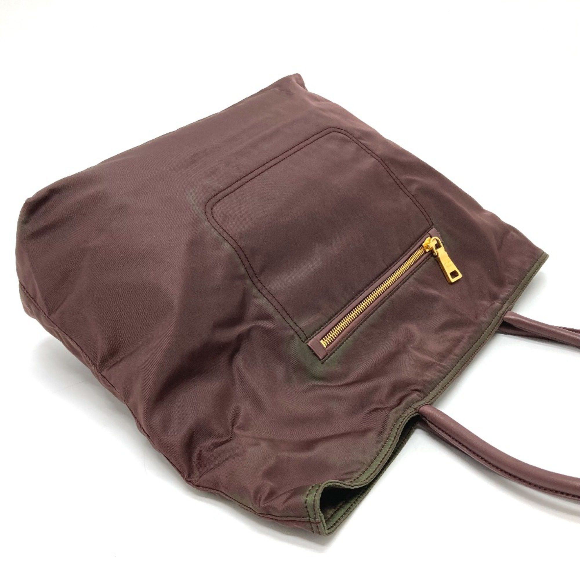 Prada PRADA BR4354 Logo Plate Bag Hand Bag Shoulder Bag Tote Bag purple Size ONE SIZE - 6 Thumbnail