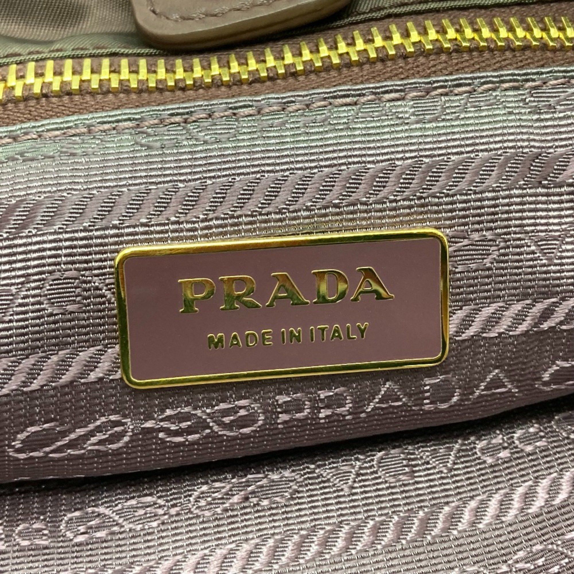 Prada PRADA BR4354 Logo Plate Bag Hand Bag Shoulder Bag Tote Bag purple Size ONE SIZE - 13 Thumbnail