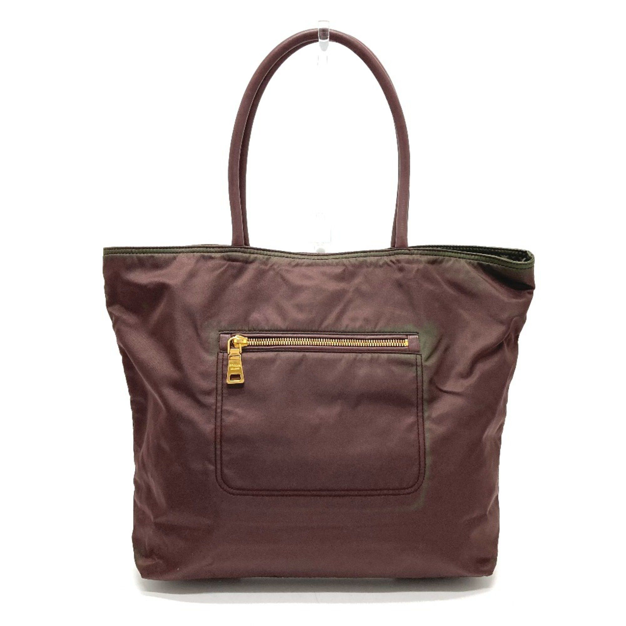Prada PRADA BR4354 Logo Plate Bag Hand Bag Shoulder Bag Tote Bag purple Size ONE SIZE - 2 Thumbnail