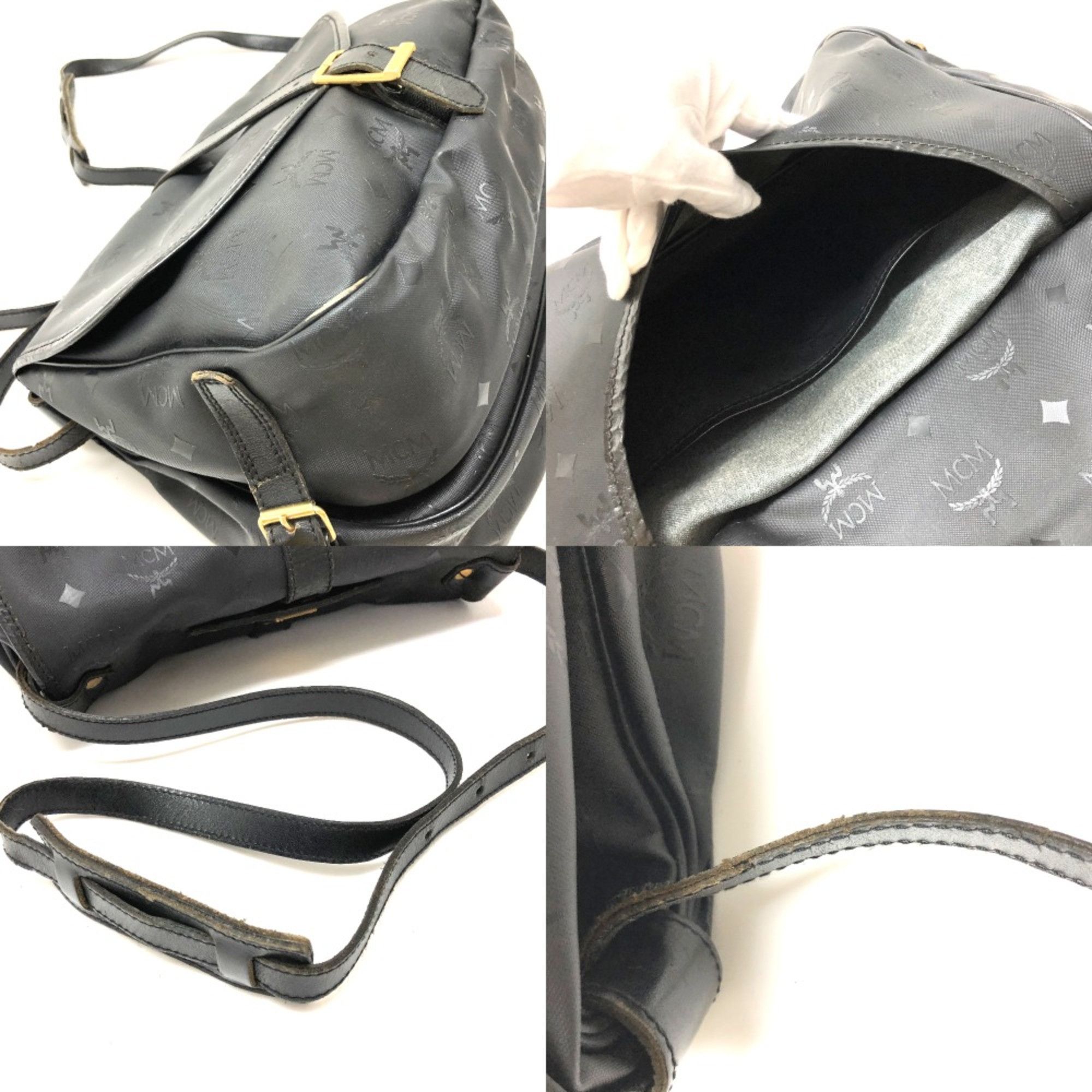 MCM MCM Crossbody bag messenger bag Shoulder Bag Black Size ONE SIZE - 12 Thumbnail