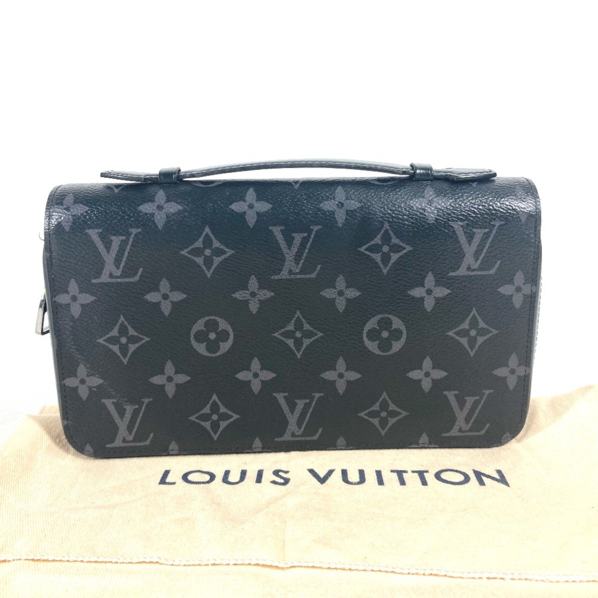 Louis Vuitton Louis Vuitton M61698 MonogramEclipse Bags Hand Bag Travel Cases Long Wallet Black Size ONE SIZE - 3 Thumbnail