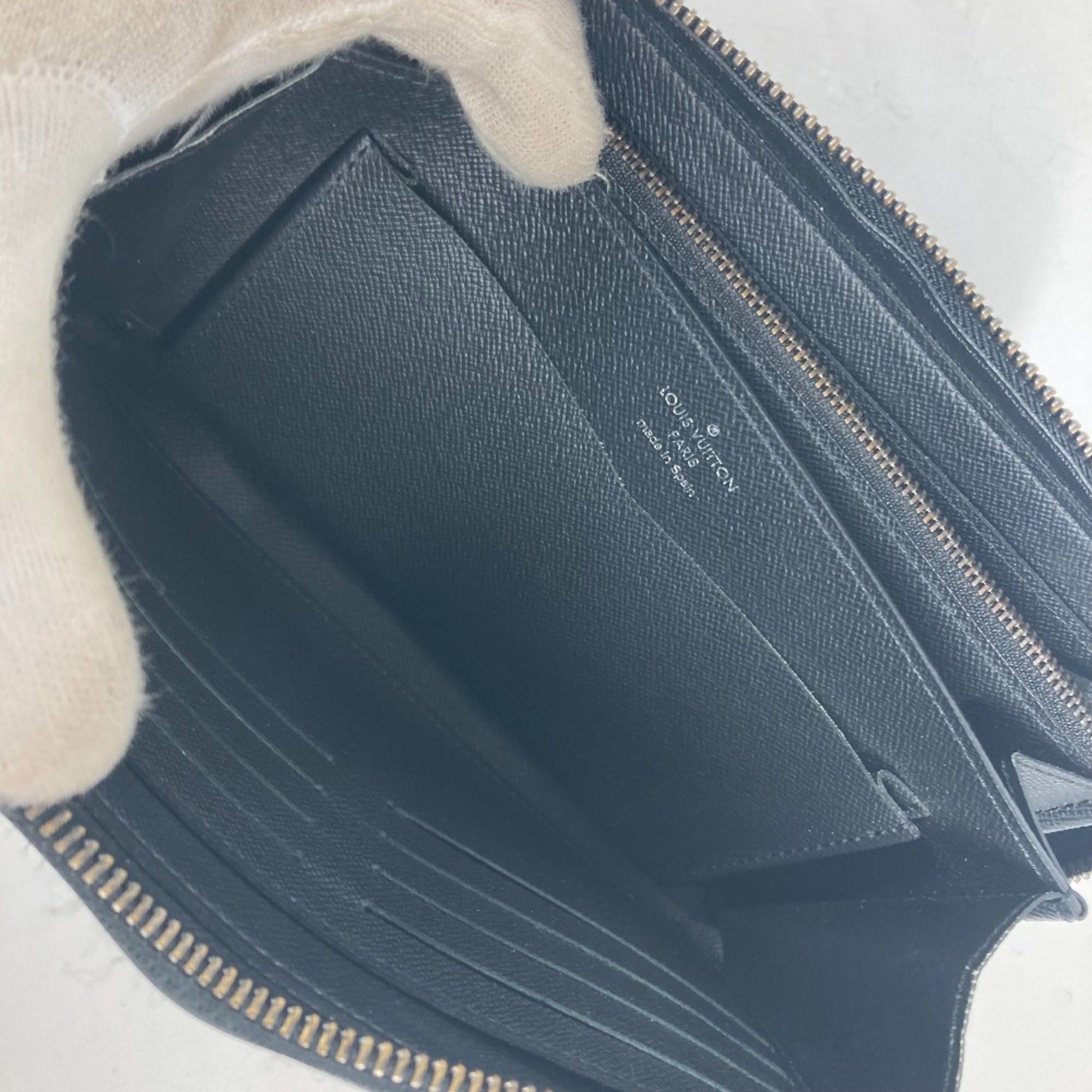 Louis Vuitton Louis Vuitton M61698 MonogramEclipse Bags Hand Bag Travel Cases Long Wallet Black Size ONE SIZE - 12 Thumbnail