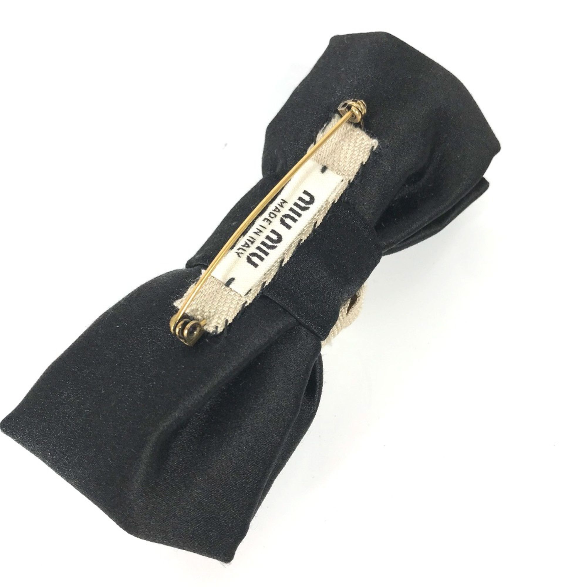 Miu Miu Miu Miu 5AJD36 Accessories Brooch Black Size ONE SIZE - 6 Thumbnail