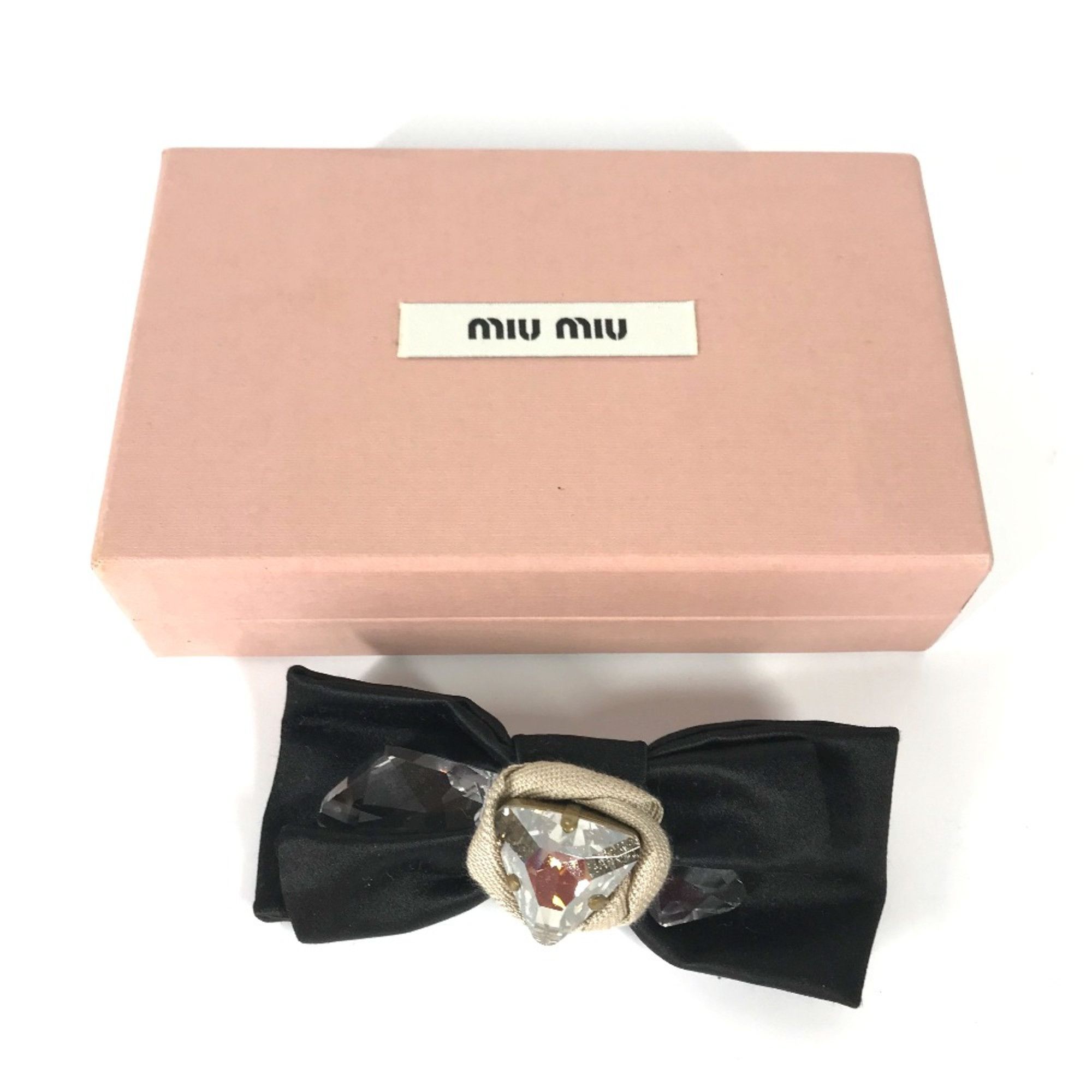 Miu Miu Miu Miu 5AJD36 Accessories Brooch Black Size ONE SIZE - 5 Thumbnail