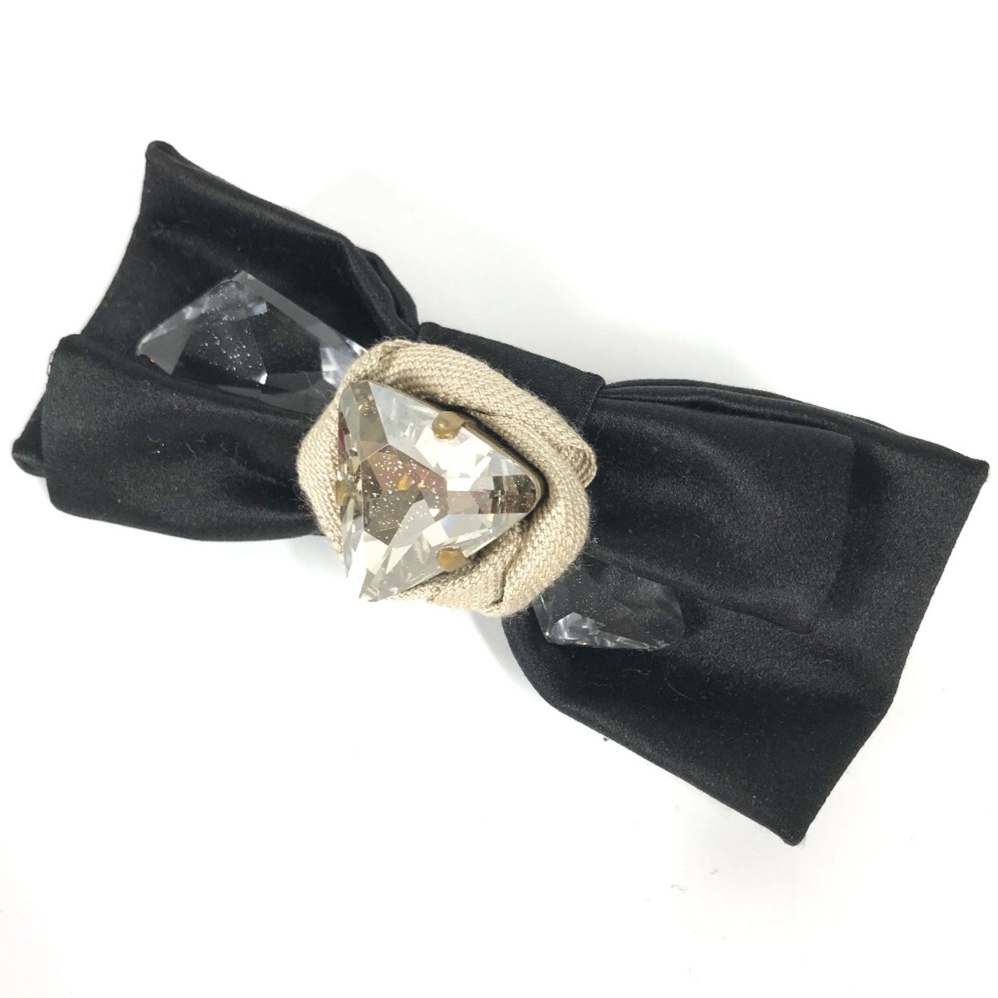 Miu Miu Miu Miu 5AJD36 Accessories Brooch Black Size ONE SIZE - 2 Thumbnail