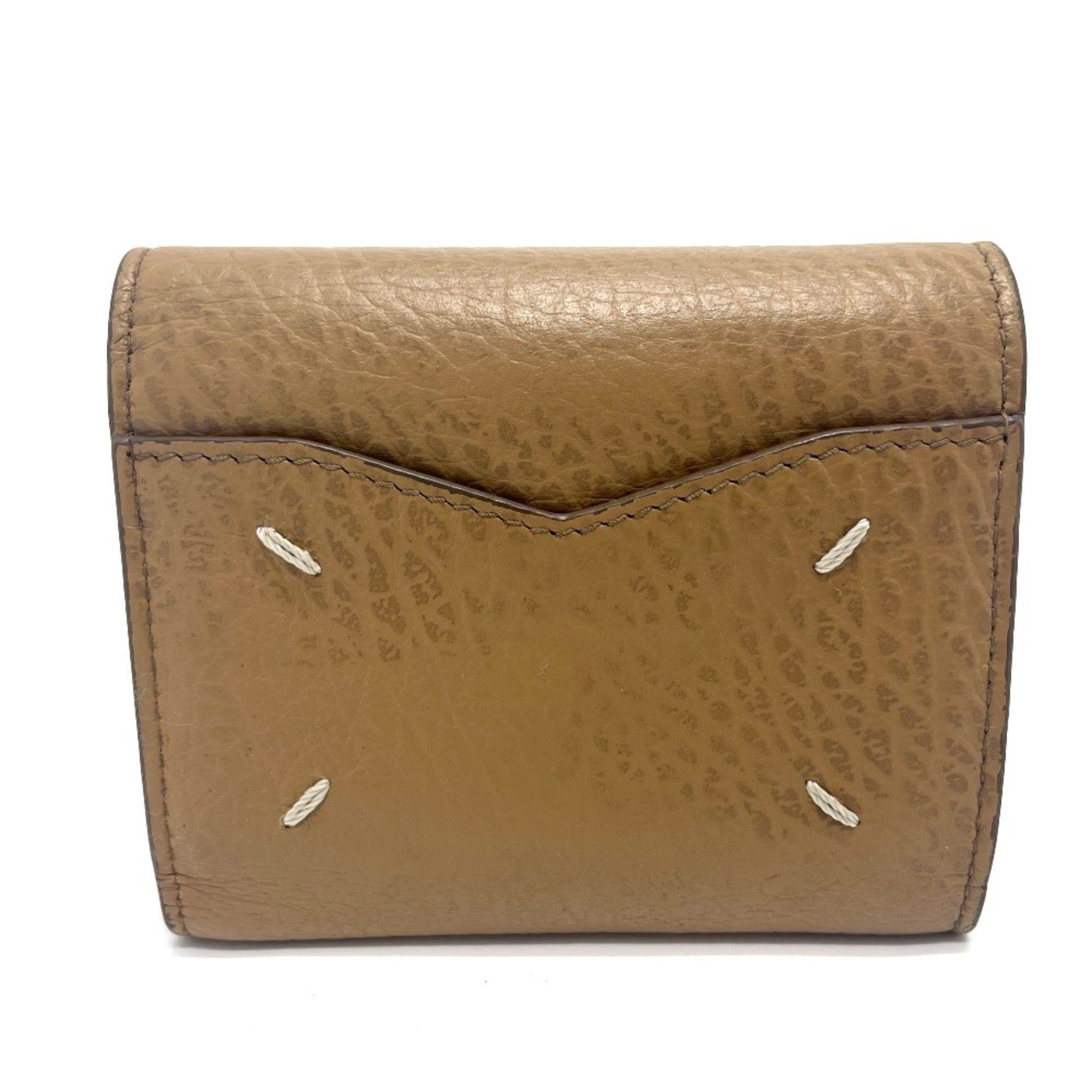 Maison Margiela Maison Margiela S56UI0136 Trifold wallet BeigeBased Size ONE SIZE - 2 Thumbnail