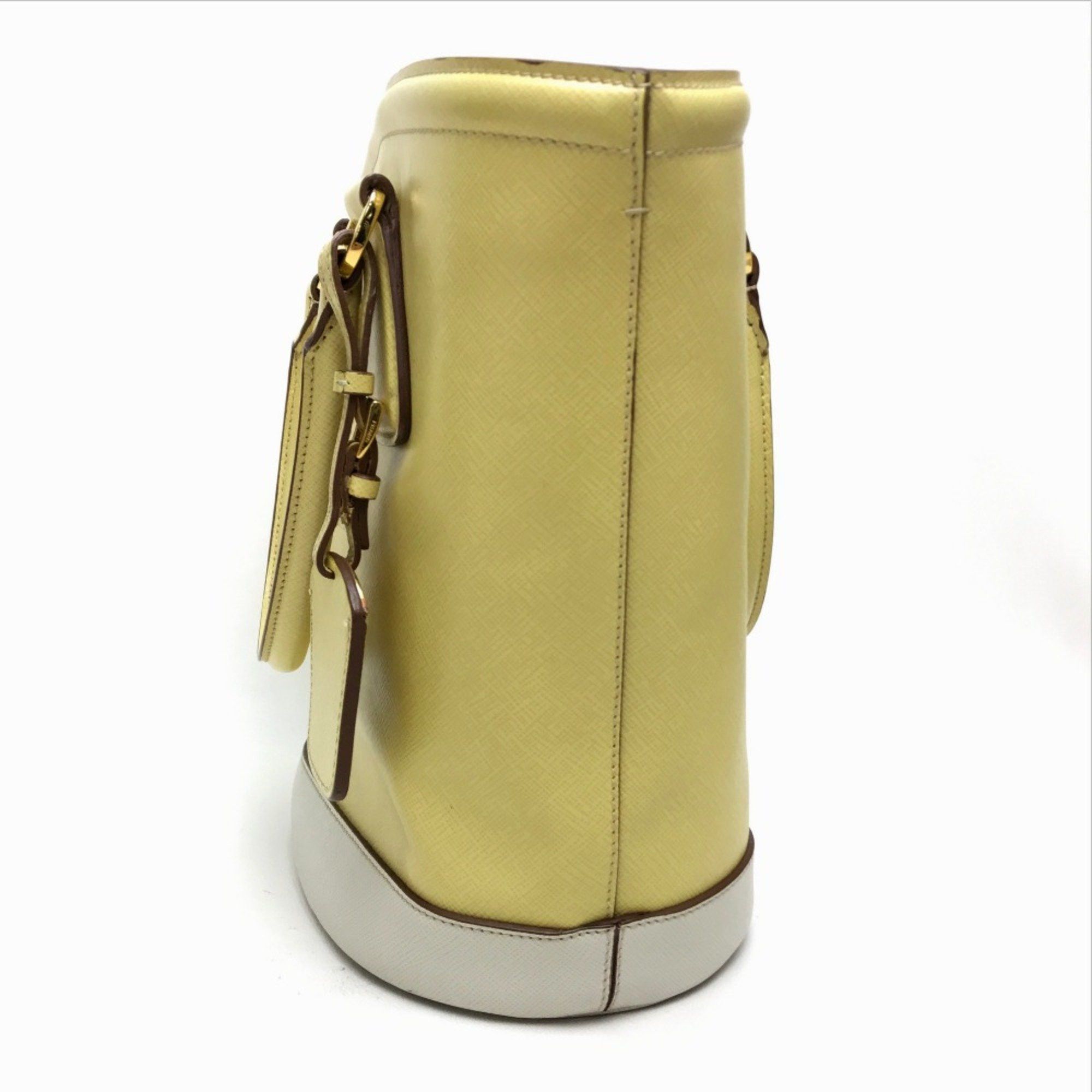 Prada PRADA B2442B Bag 2WAY Shoulder Bag yellow Off White Size ONE SIZE - 4 Thumbnail