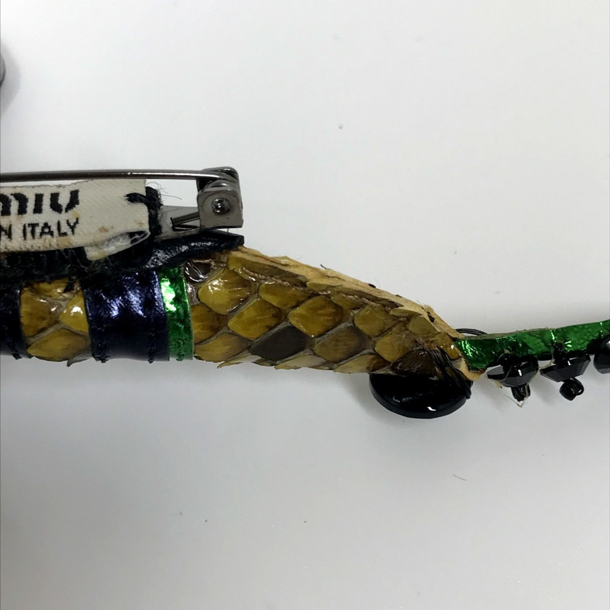 Miu Miu Miu Miu Dragonfly Accessories Brooch Green x pink Size ONE SIZE - 13 Thumbnail