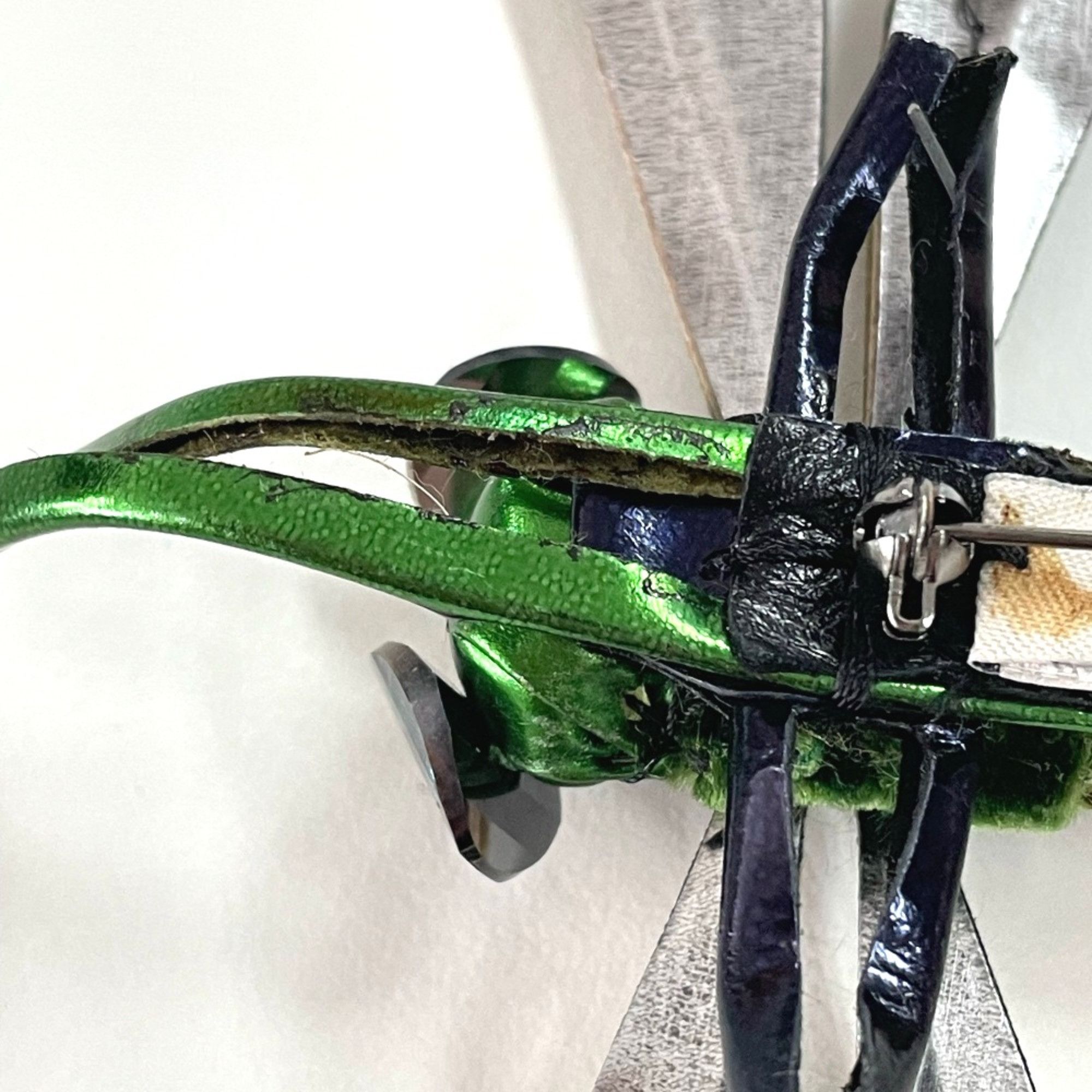 Miu Miu Miu Miu Dragonfly Accessories Brooch Green x pink Size ONE SIZE - 10 Thumbnail