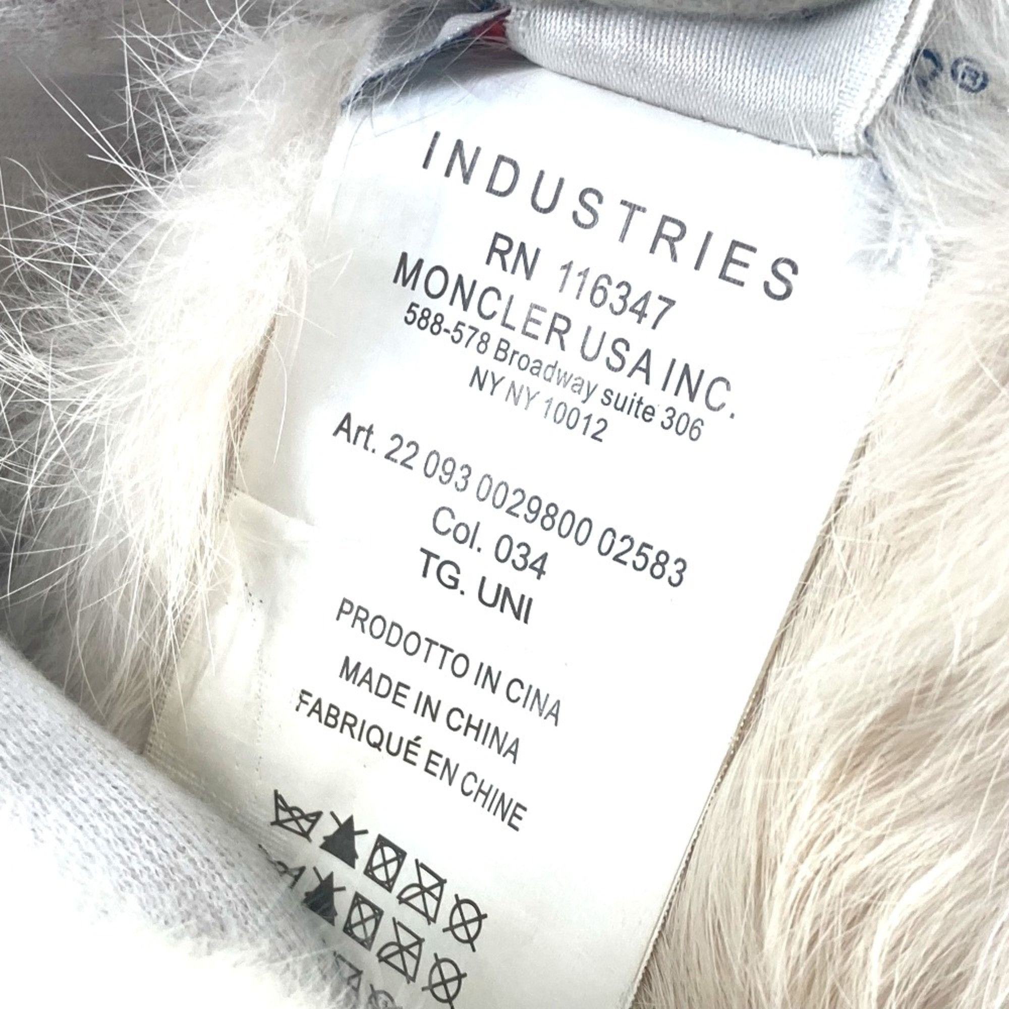 Moncler Moncler ear muffler ear warmer Earmuff White Size ONE SIZE - 7 Thumbnail