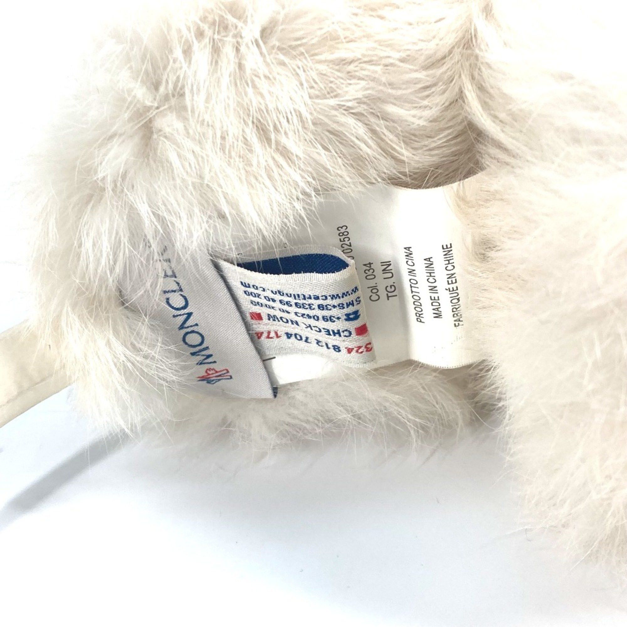 Moncler Moncler ear muffler ear warmer Earmuff White Size ONE SIZE - 6 Thumbnail