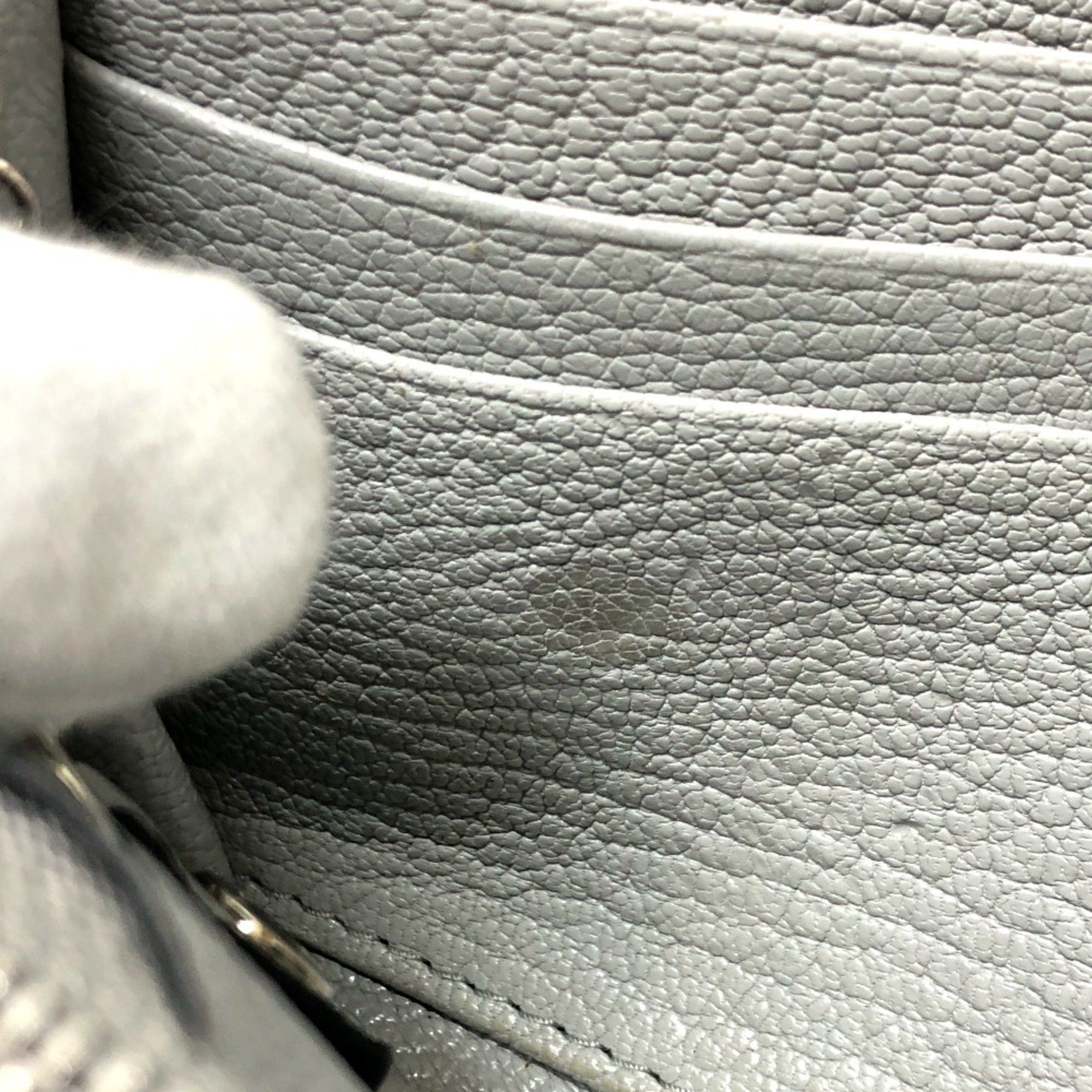 Miu Miu Miu Miu 5MH109 logo Bifold Long Wallet gray Black/SilverHardware Size ONE SIZE - 13 Thumbnail