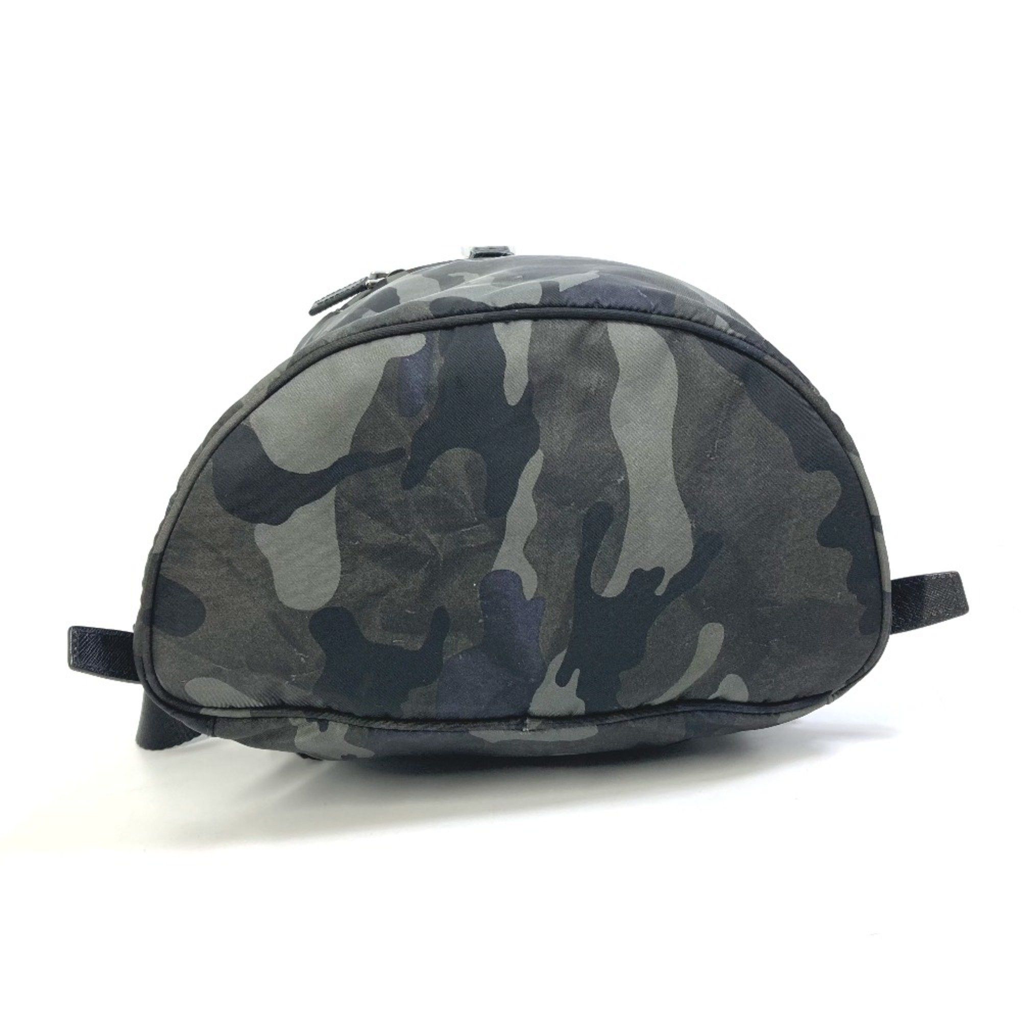 Prada PRADA triangle logo triangle logo Backpack Backpack Green Size ONE SIZE - 9 Thumbnail