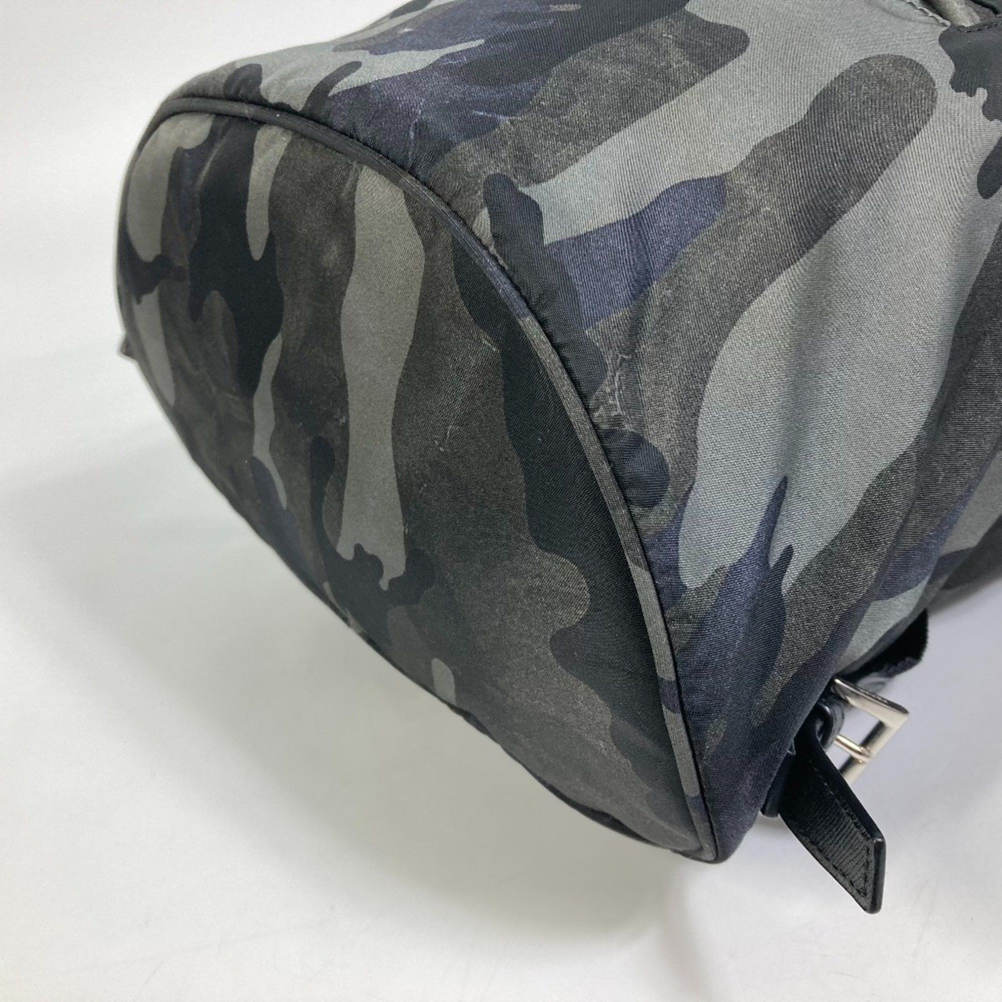 Prada PRADA triangle logo triangle logo Backpack Backpack Green Size ONE SIZE - 10 Thumbnail