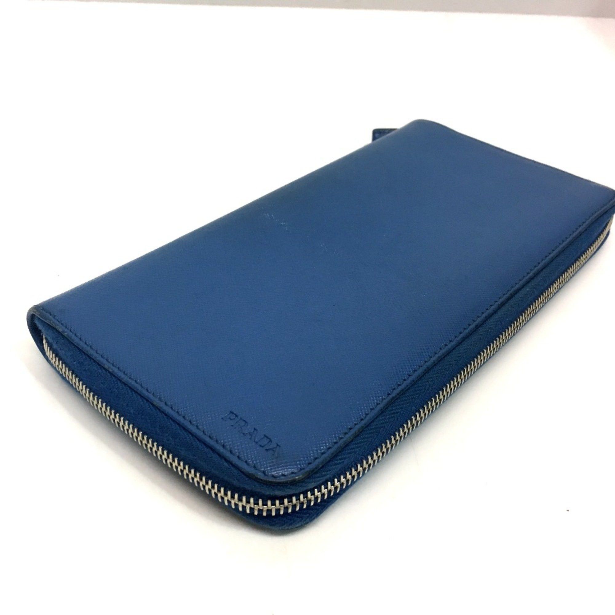 Prada PRADA 2ML220 Zip Around Long Wallet Azuro blue Size ONE SIZE - 2 Thumbnail