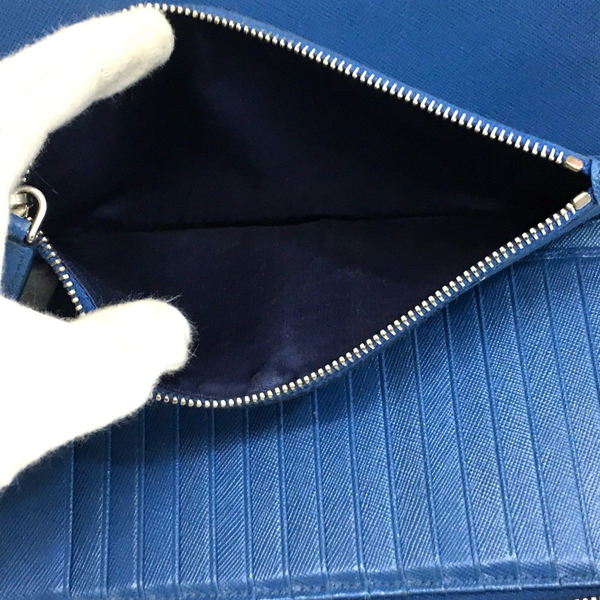 Prada PRADA 2ML220 Zip Around Long Wallet Azuro blue Size ONE SIZE - 7 Thumbnail