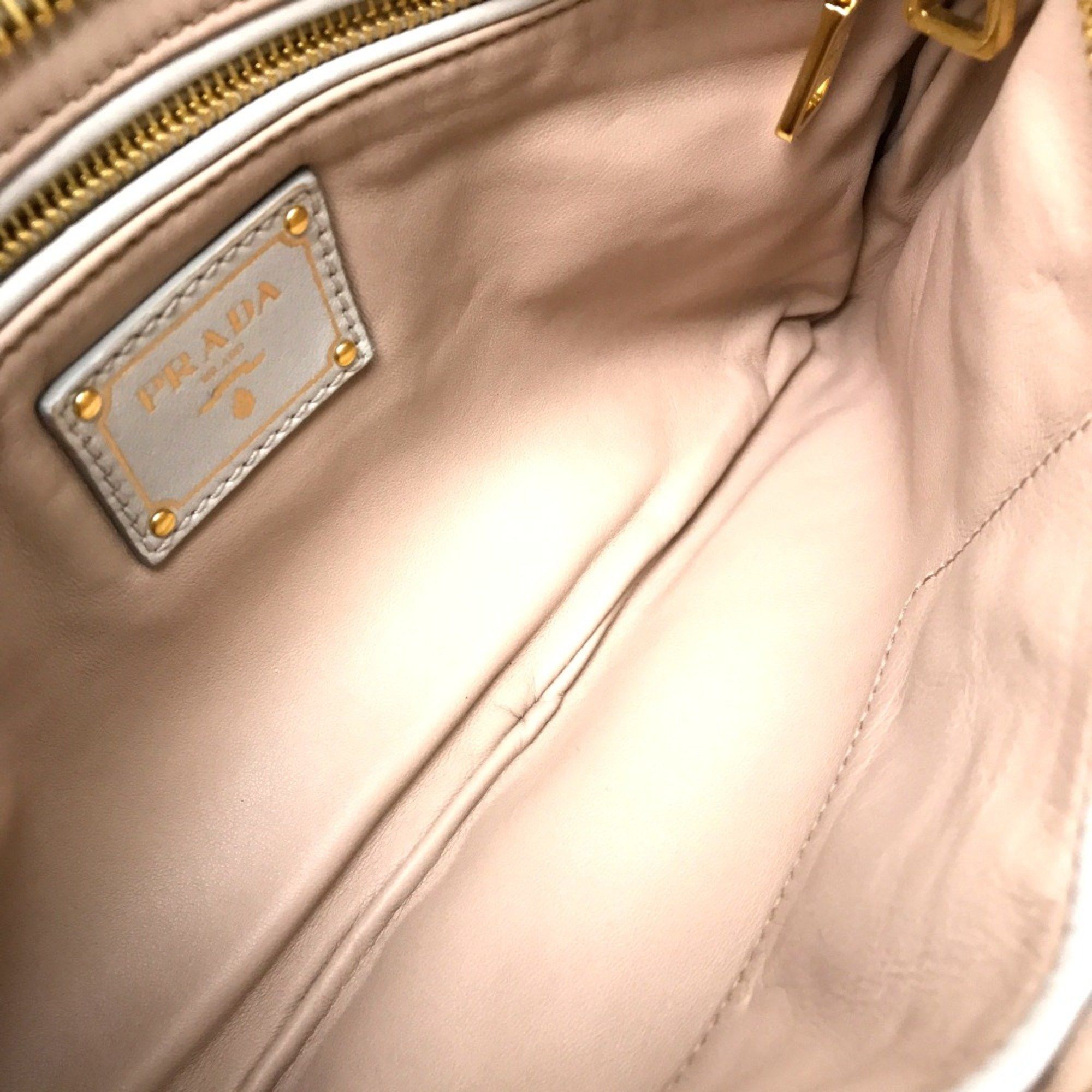 Prada PRADA bag party bag Clutch bag Off White Size ONE SIZE - 5 Thumbnail