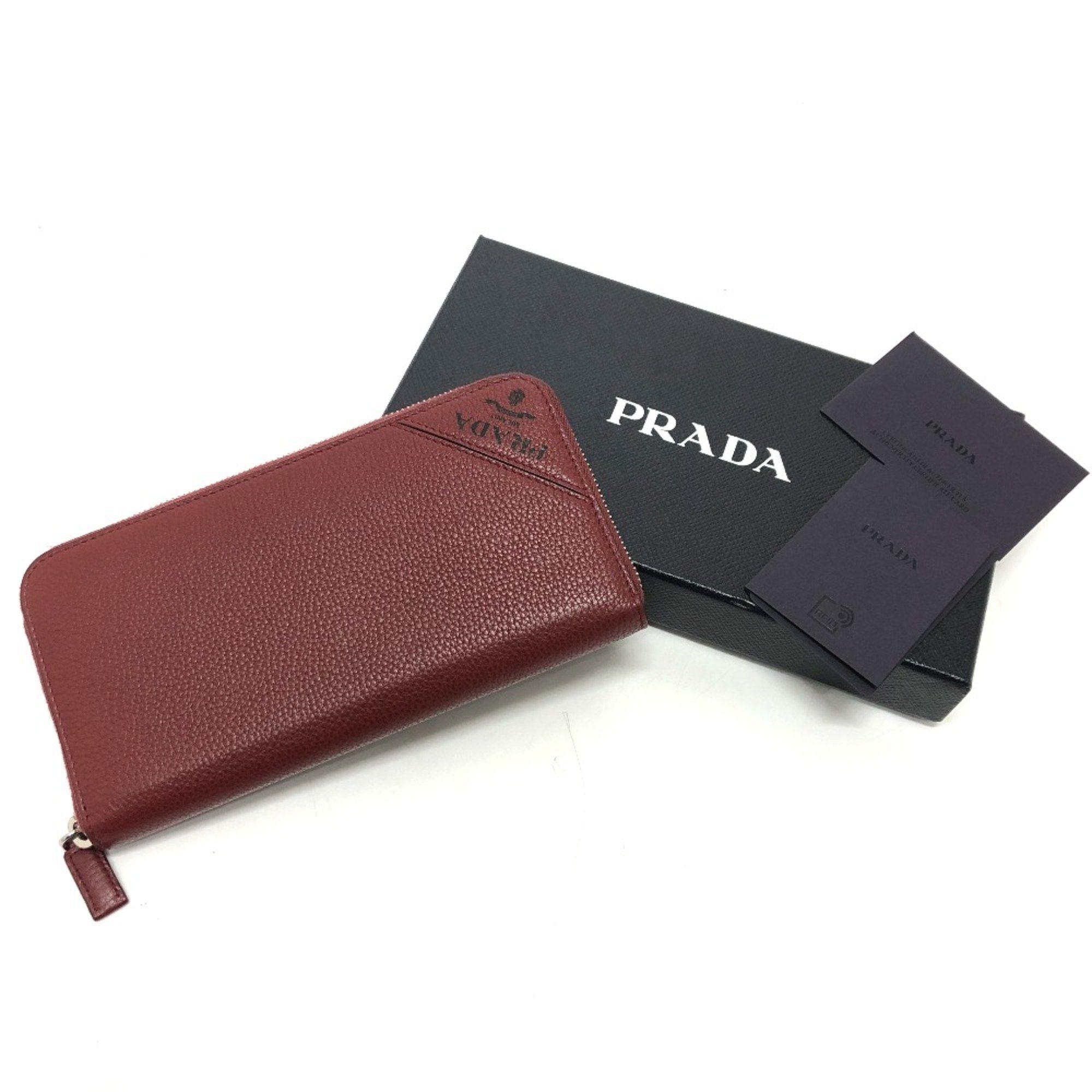 Prada PRADA 2ML317 Logo gradient Wallet Long Wallet RedBased SilverHardware Size ONE SIZE - 12 Thumbnail