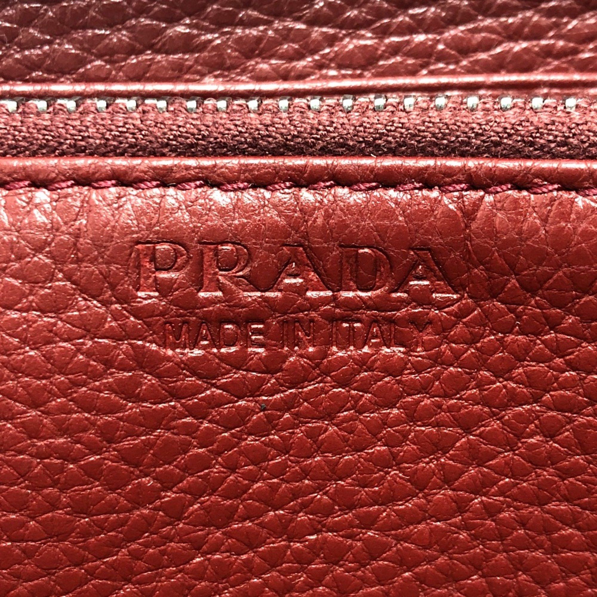 Prada PRADA 2ML317 Logo gradient Wallet Long Wallet RedBased SilverHardware Size ONE SIZE - 10 Thumbnail