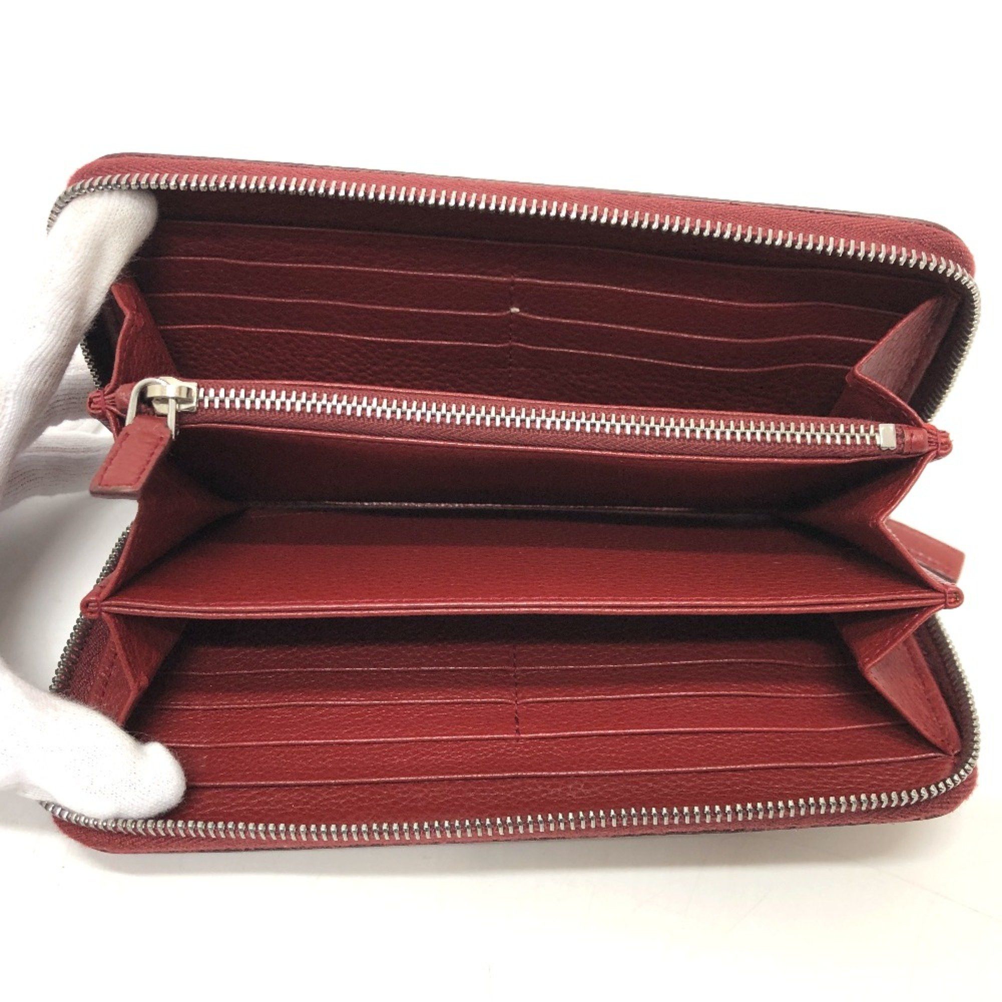 Prada PRADA 2ML317 Logo gradient Wallet Long Wallet RedBased SilverHardware Size ONE SIZE - 9 Thumbnail