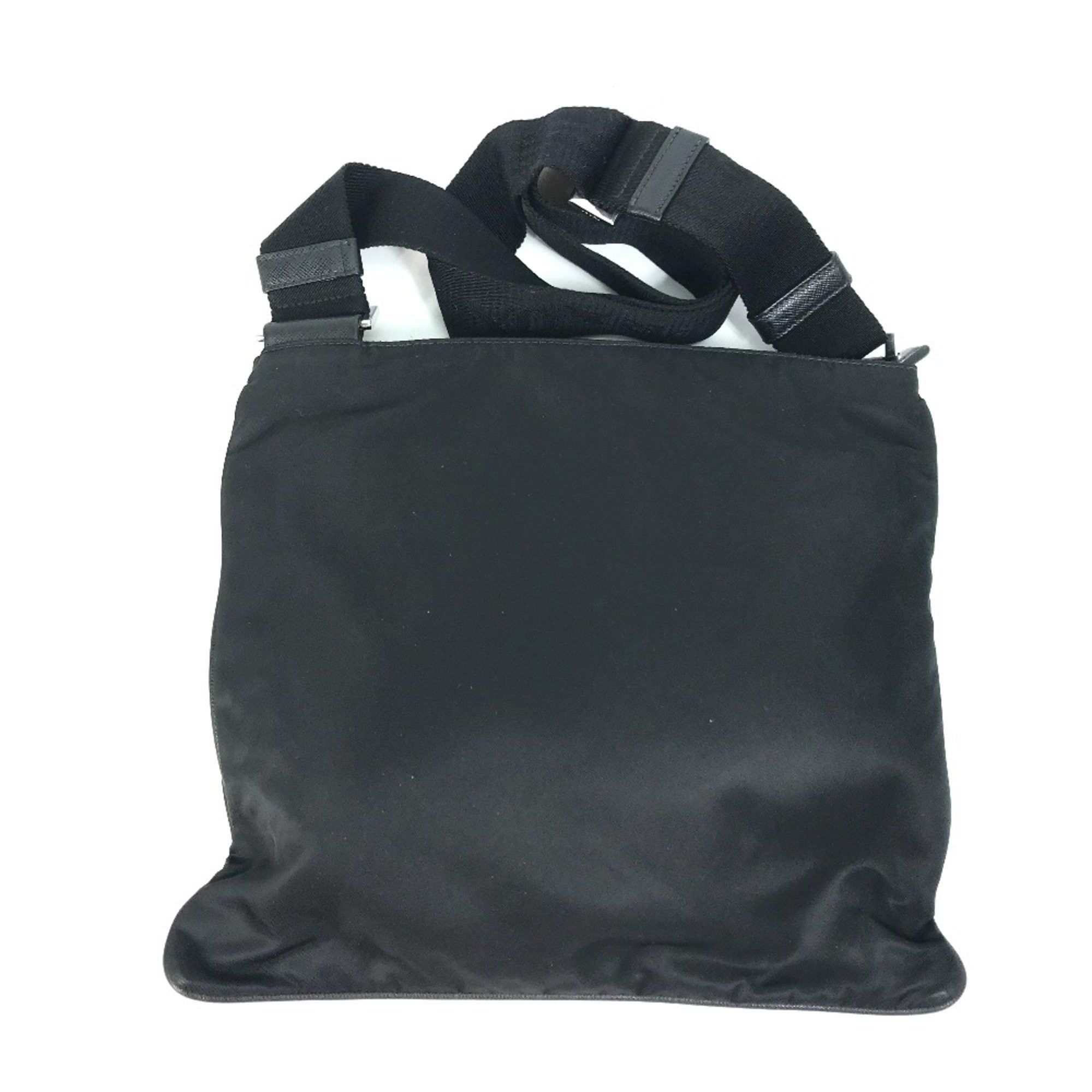 Prada PRADA 2VH053 Triangle logo Bag Shoulder Bag Black Size ONE SIZE - 2 Thumbnail
