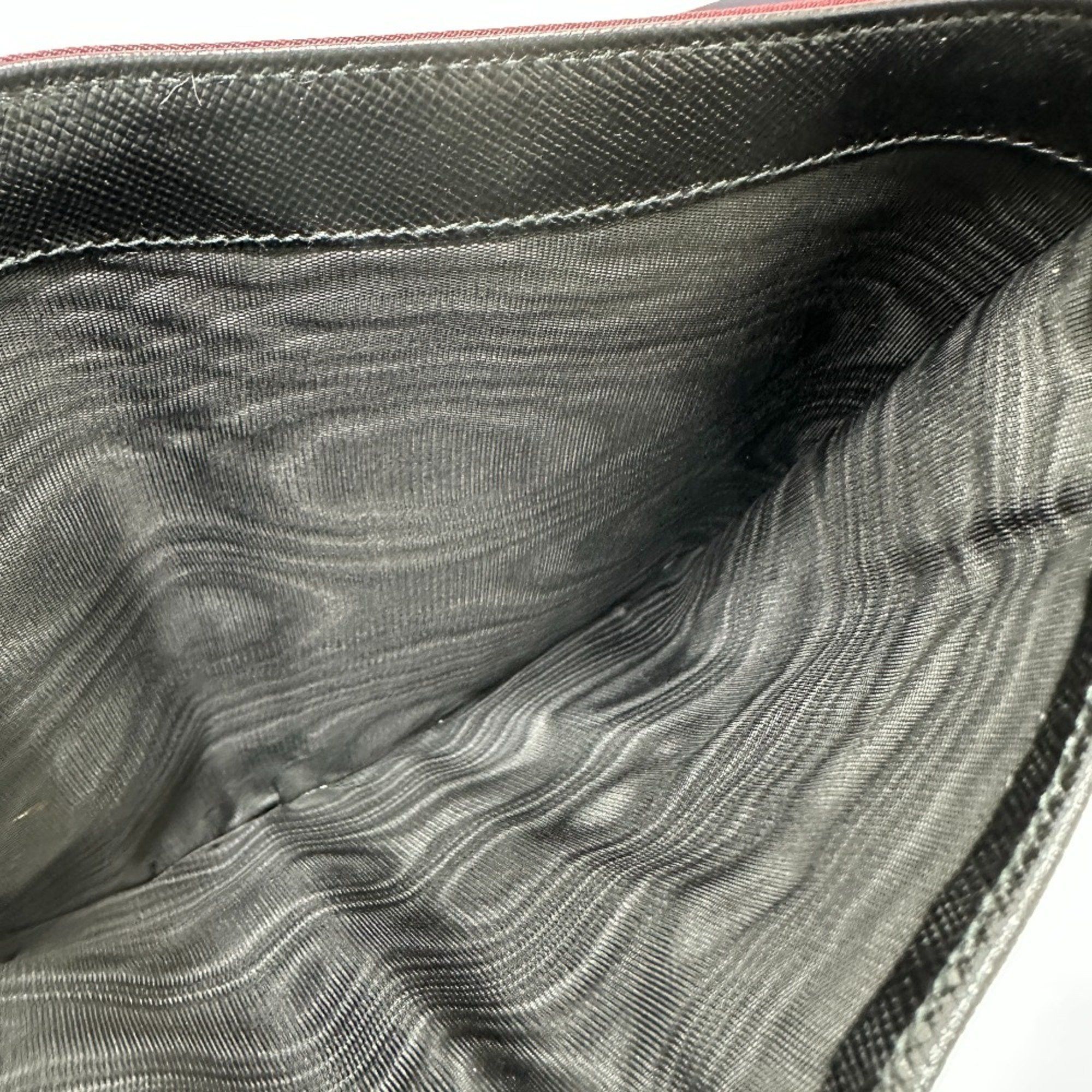 Prada PRADA Compact wallet Trifold wallet wine-red Size ONE SIZE - 12 Thumbnail
