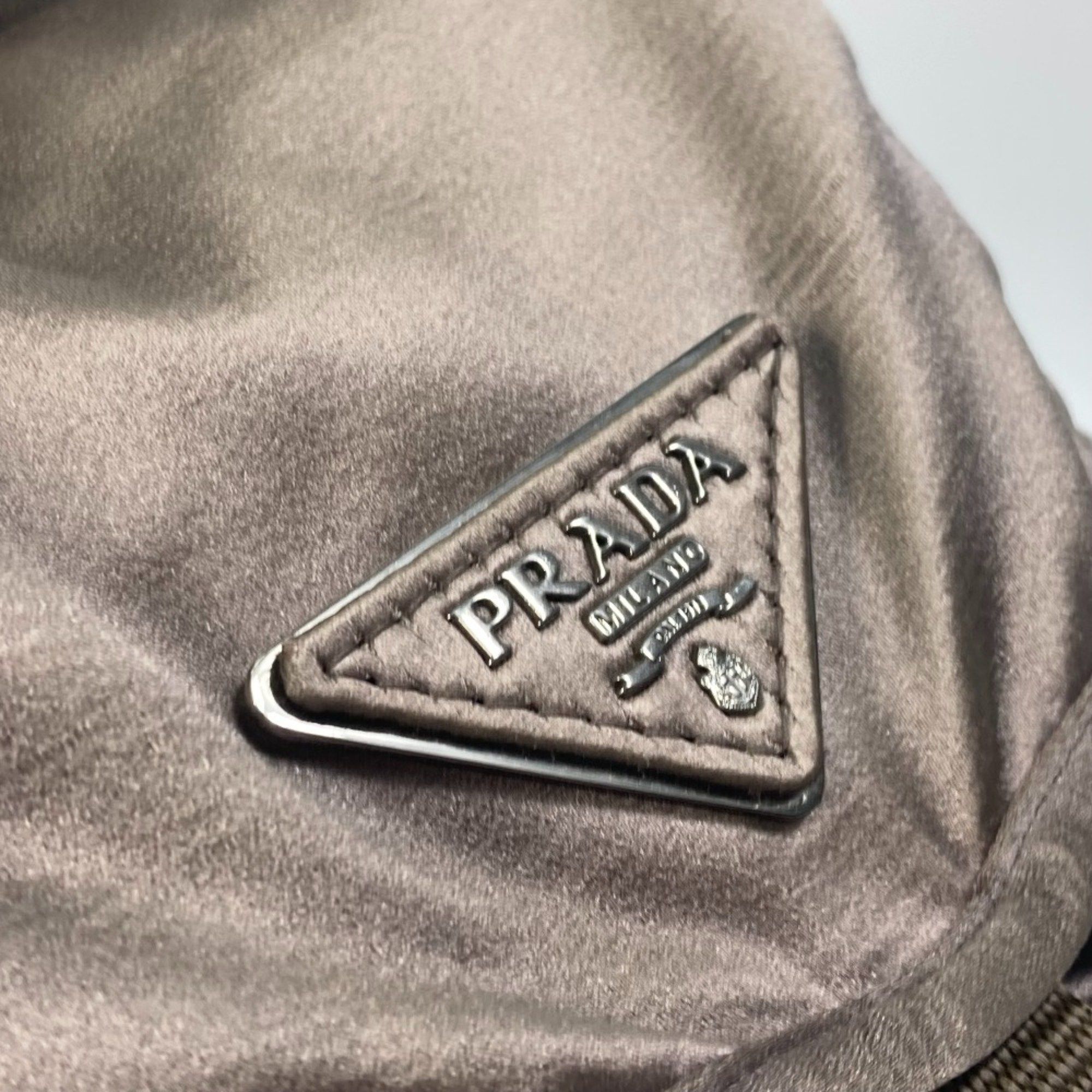 Prada PRADA Logo Plate backpack bag Backpack BrownBased Size ONE SIZE - 10 Thumbnail