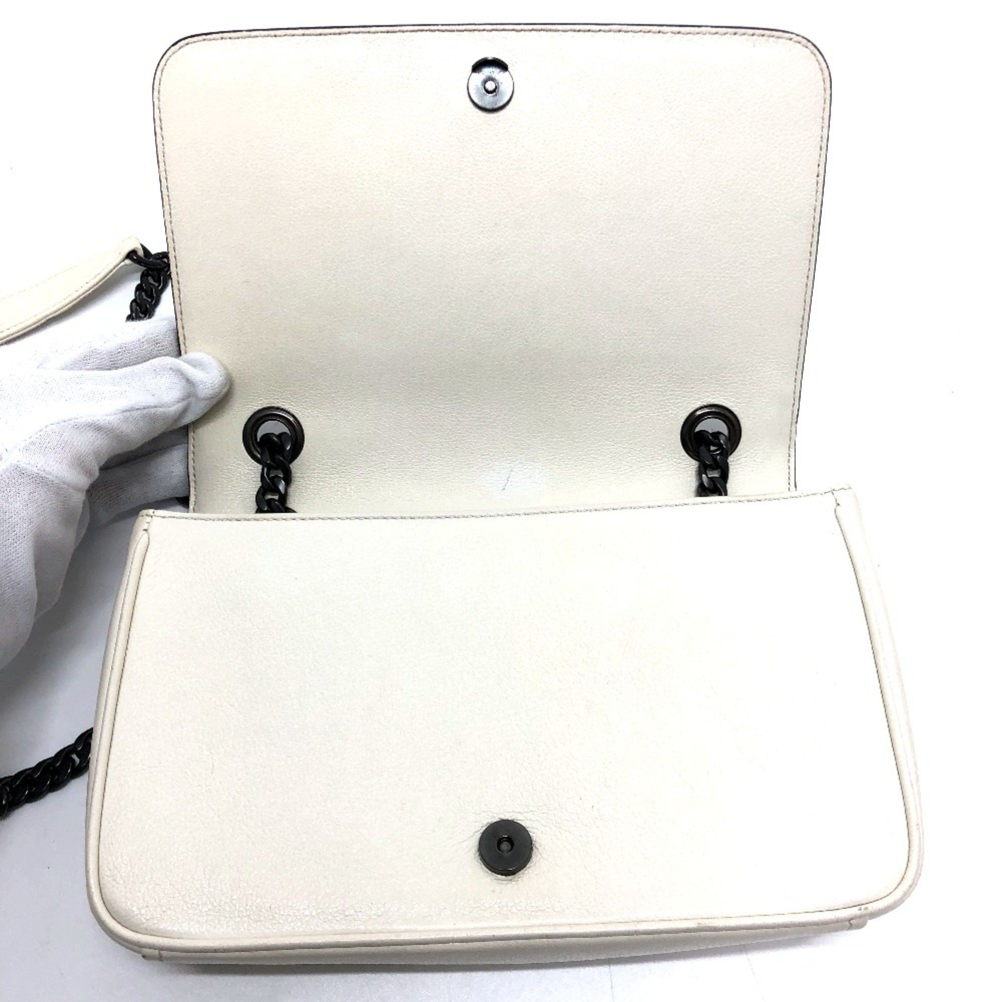 Prada PRADA 1BD147 Logo studs Bag 2WAY Shoulder Bag White Size ONE SIZE - 11 Thumbnail