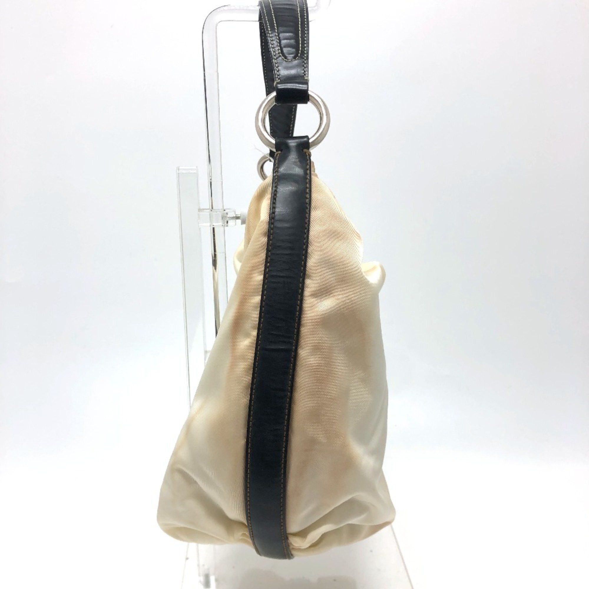 Prada PRADA logo Bag Hand Bag Shoulder Bag White Metal fittingsGold Size ONE SIZE - 3 Thumbnail