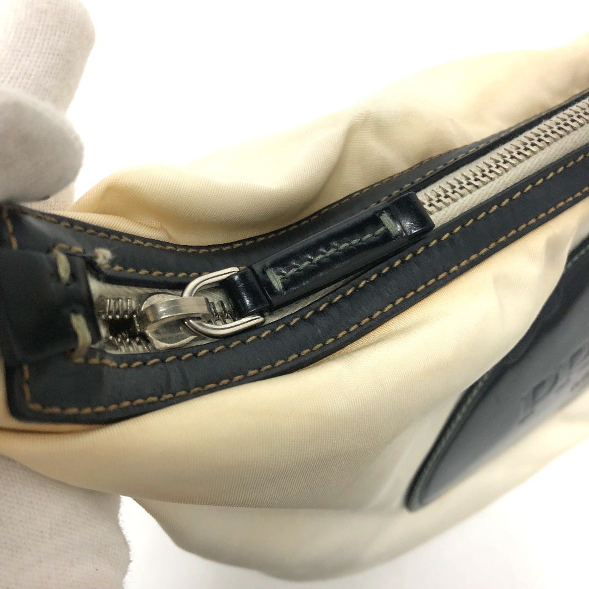 Prada PRADA logo Bag Hand Bag Shoulder Bag White Metal fittingsGold Size ONE SIZE - 12 Thumbnail